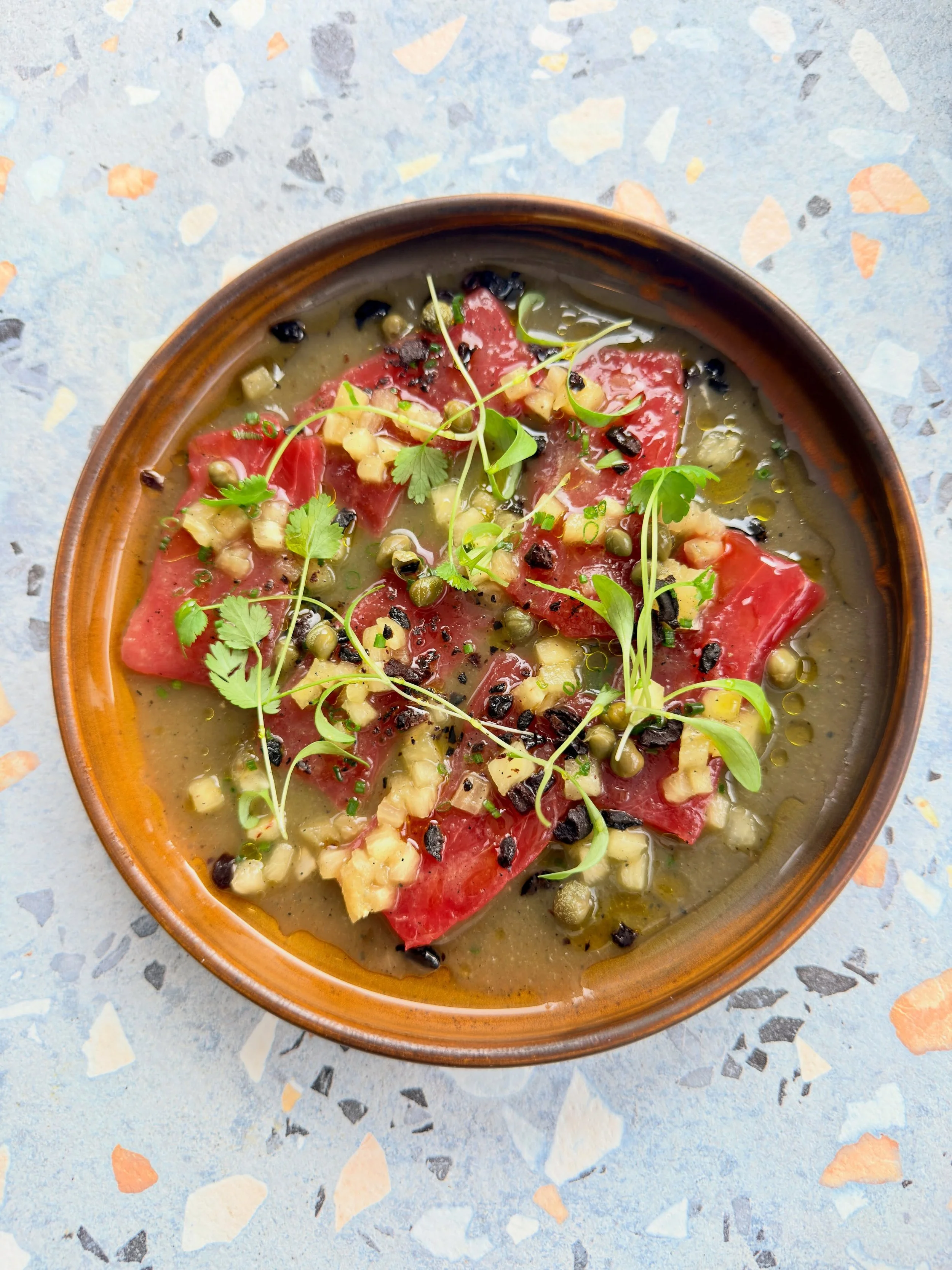 Some tapas on our NEW MENU ✨ Who&rsquo;s coming in for lunch today? 

OPENING HOURS 
MON | Lunch from 11:30 + Dinner from 6:00
TUE |  Dinner from 6:00
WED | Dinner from 6:00
THU | Dinner from 6:00
FRI | Lunch from 11:30 + Dinner from 6:00
SAT | Lunch