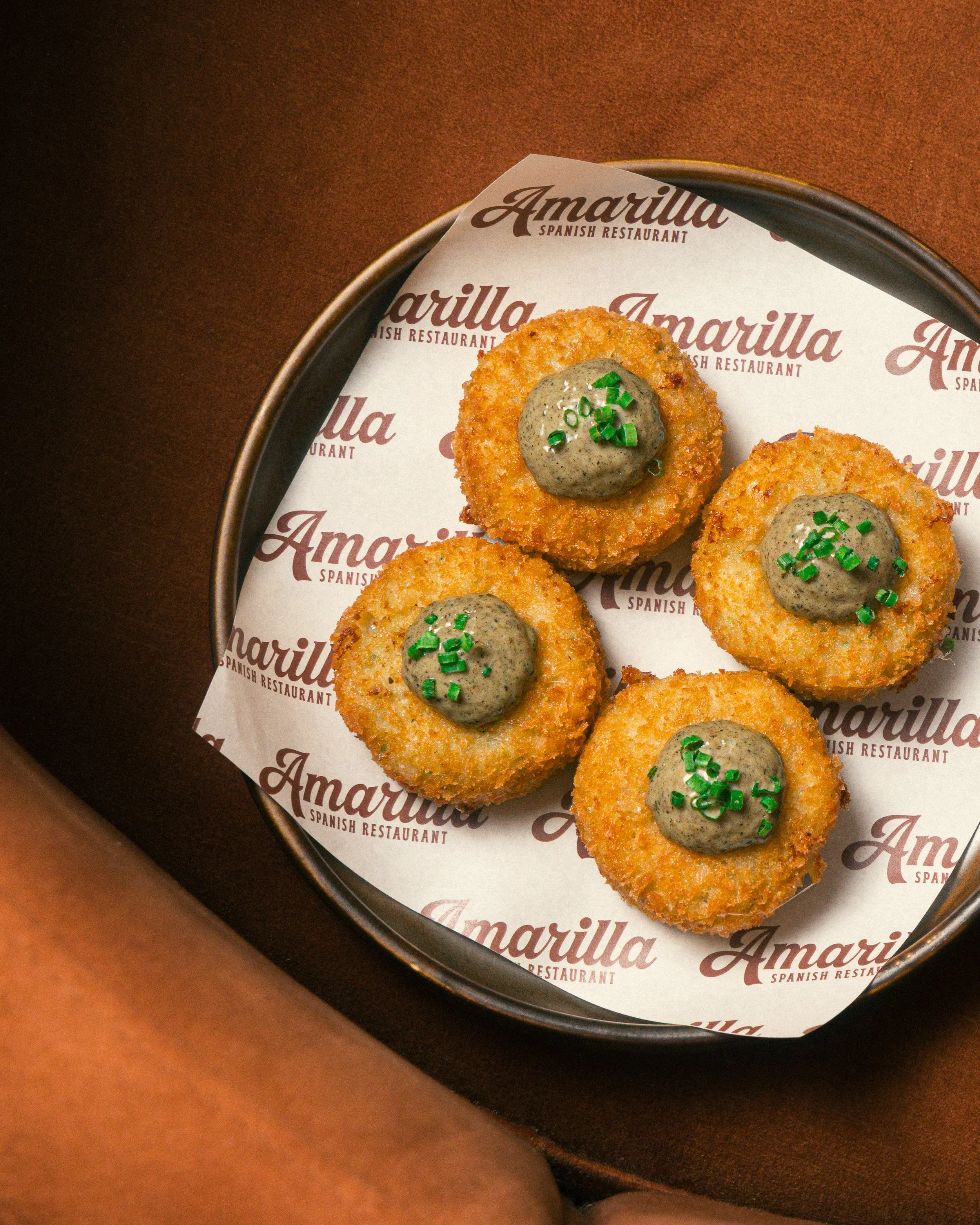 Selection of tradititional and modern Spanish tapas dishes served at Amarilla Restaurant in Terrigal