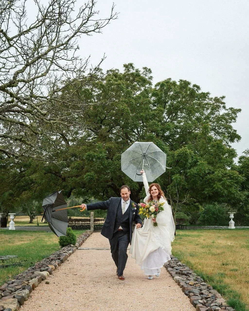 A little rain might cause a slight pivot. But the heart and soul of the ceremony stayed untouched. Because real love weathers all storms, figuratively and literally. Love endures. &hearts;️&hearts;️&hearts;️

Photos by @dominicraytrujillo 

#weddingd