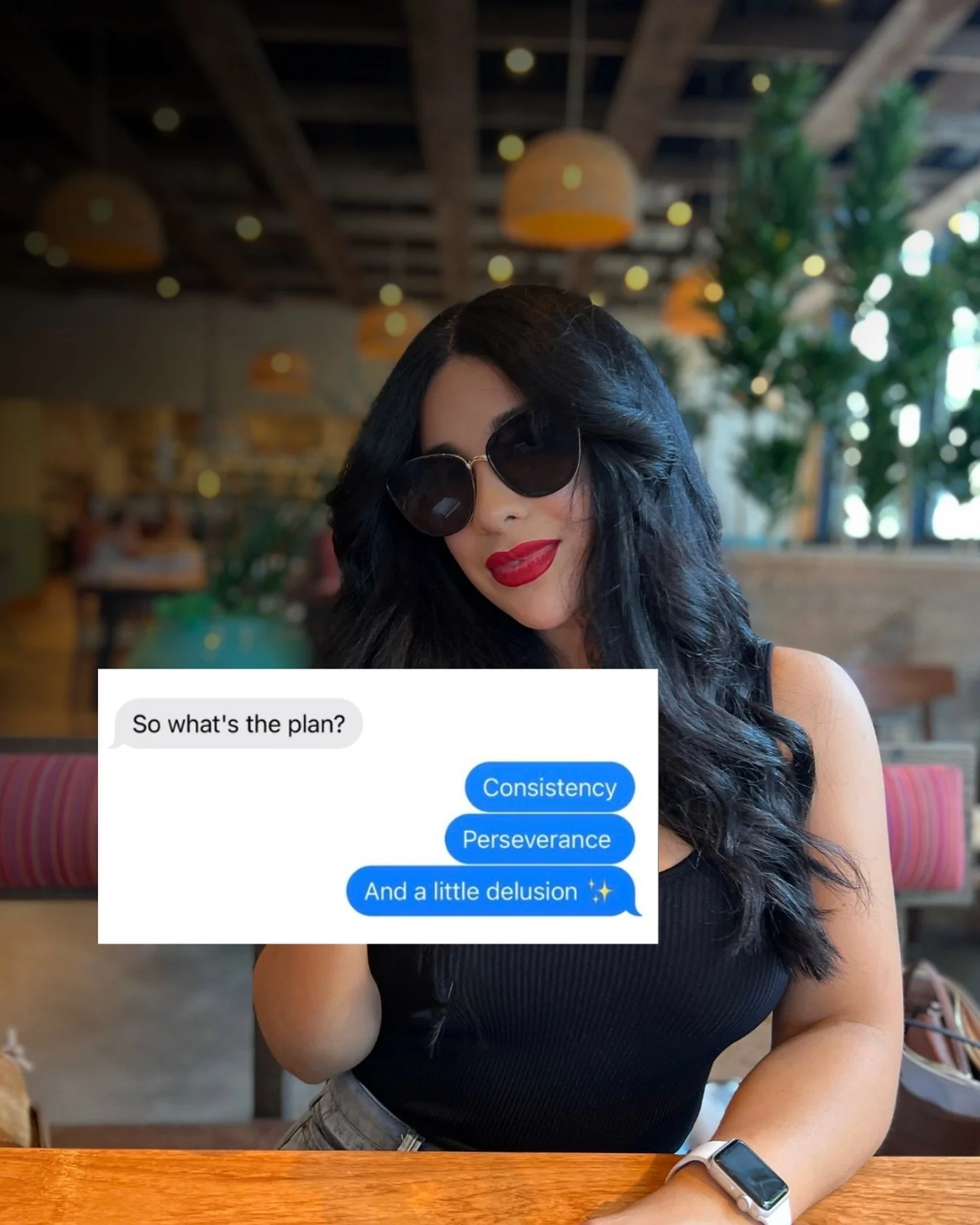 IYKYK

Consistency. Perseverance. And a little delusion. ✨

Xoxo,

Daniela