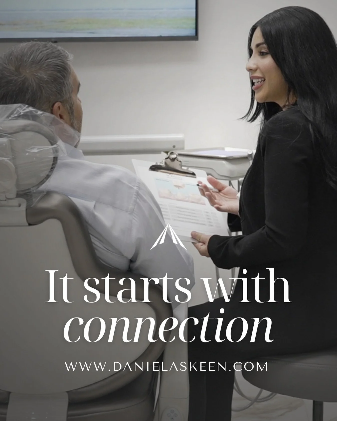 Humans are biologically wired for it. When patients feel genuine connection, the brain perceives safety and safety is the foundation of trust.

Before strategy.
Before structure.
Before results.

Connection.

It shows up in the way we make eye contac