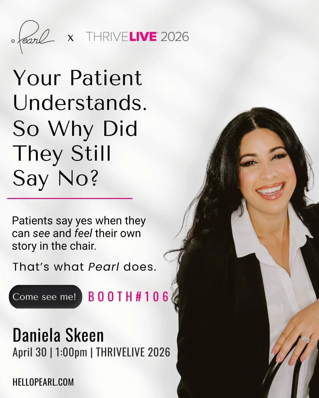 65% of the population are visual learners. But even the ones who aren&rsquo;t still make decisions based on how they feel, not just what they understand.

Your patient heard you. They nodded. They got it. And they still walked out.

The missing piece