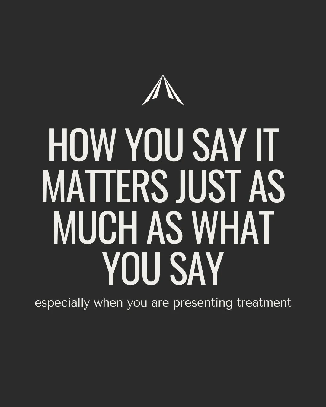 In many cases, the hesitation you feel is not about the treatment itself.

It is about how the conversation was experienced in that moment.

Patients are processing more than just the information.

They are picking up on pace, tone, and how much spac