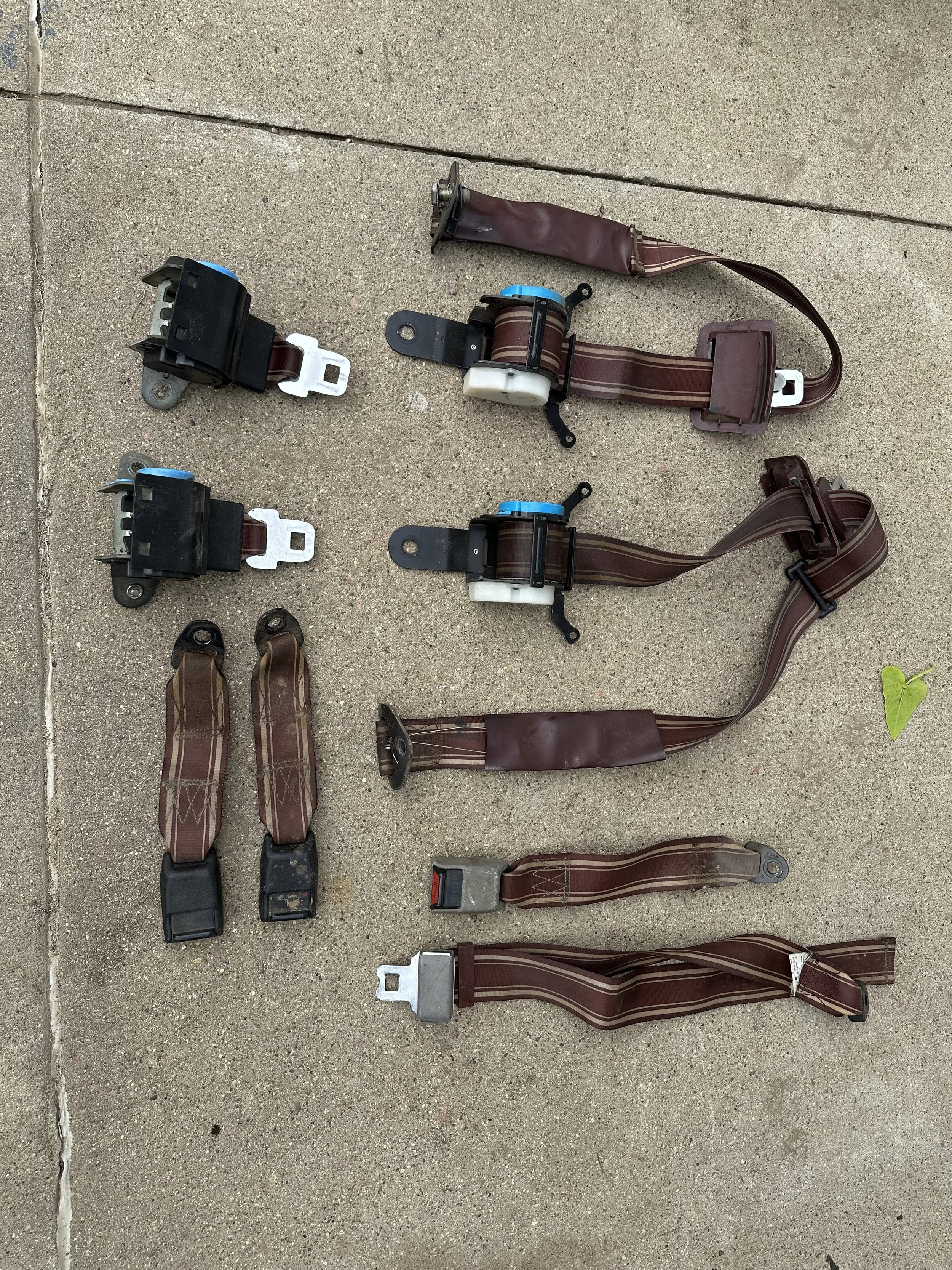 1983 style Manual door belts front and rear set $175