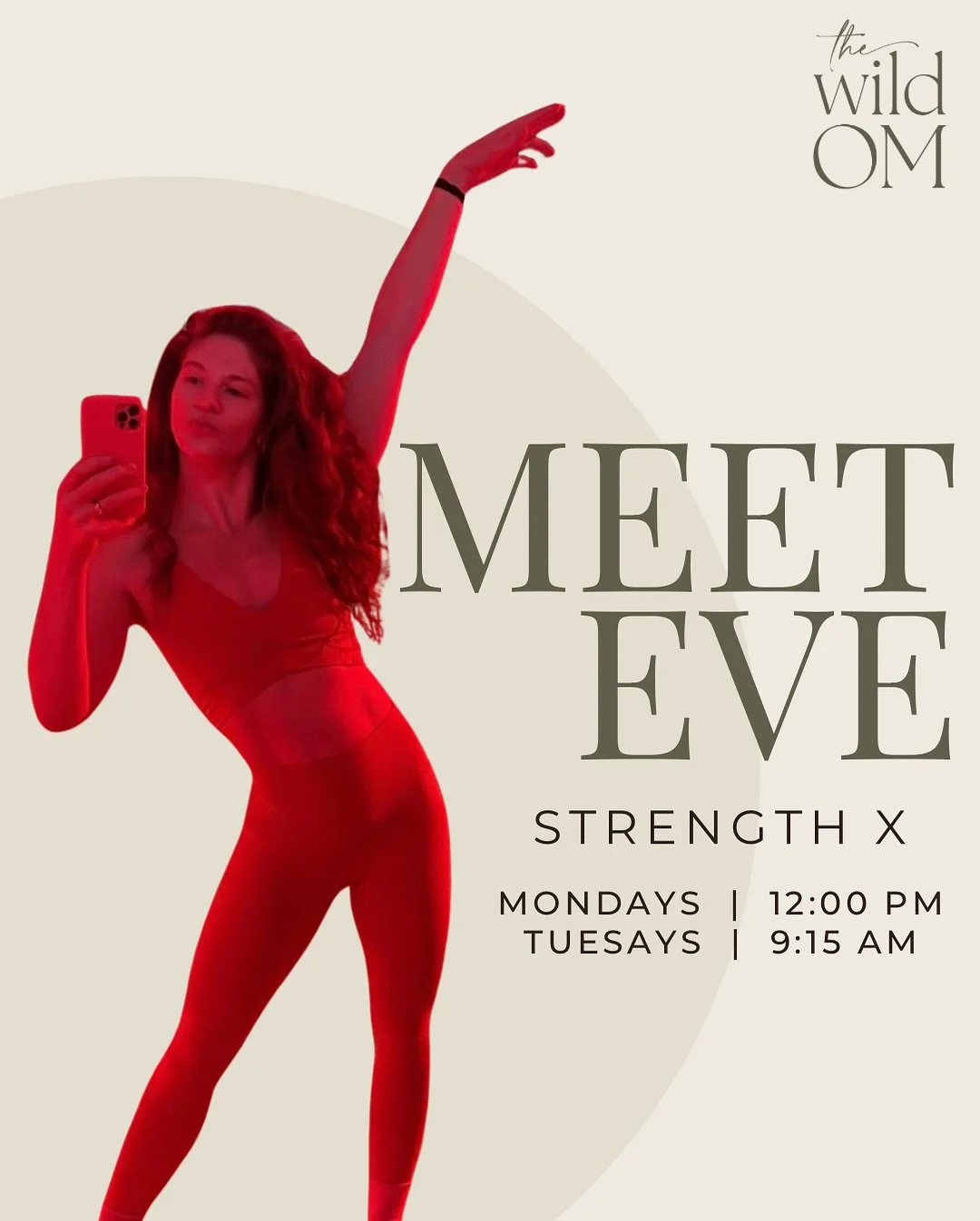 MEET EVE! Our newest Strength X Instructor ✨Eve is wild about music, movement, and making every workout feel passionate, powerful, and seriously fun. She&rsquo;s been teaching group fitness since 2011&mdash;dance, strength, cycle, sculpt&mdash;and he