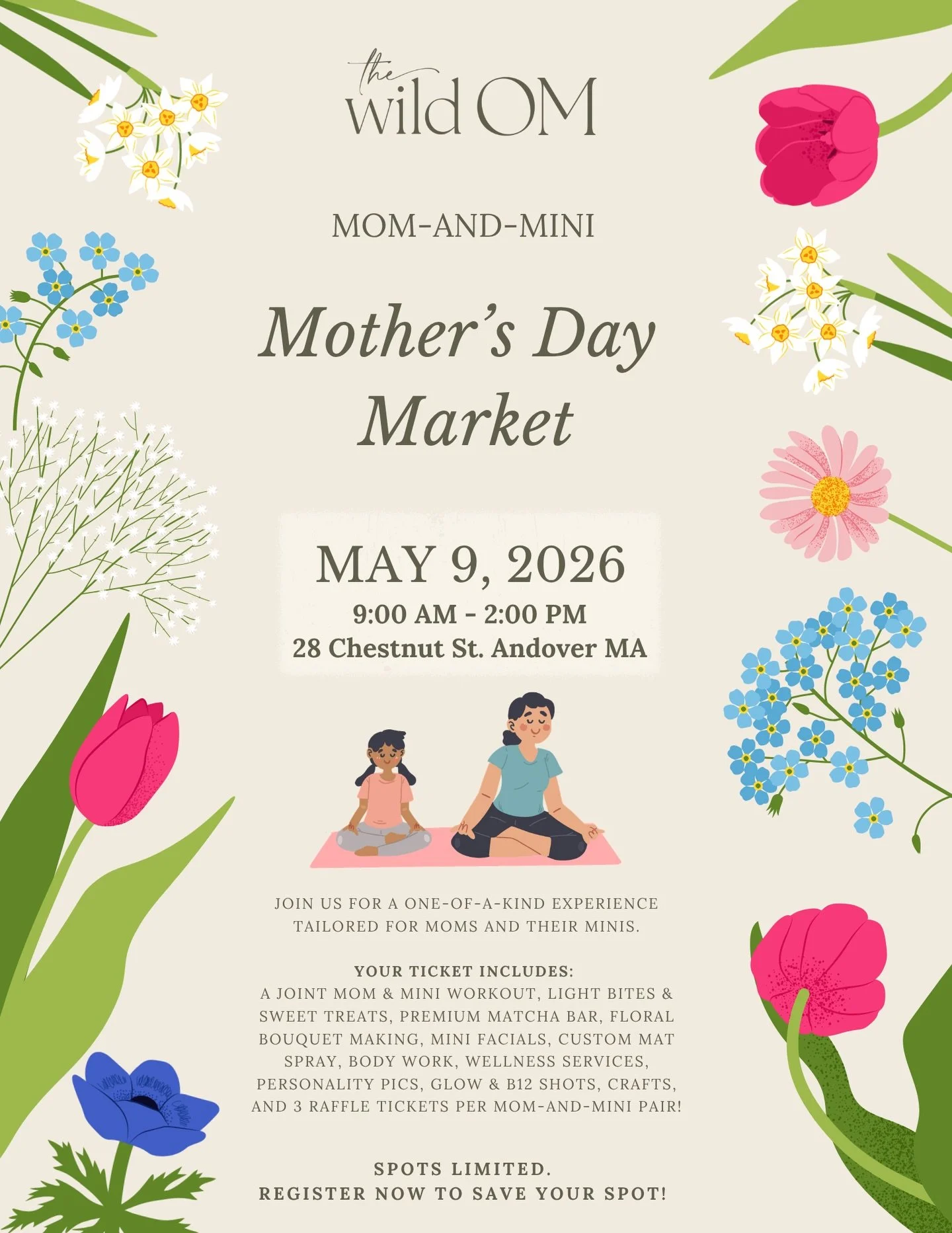 This is the (day before) Mother&rsquo;s Day plan 💐

Join us for a one-of-a-kind event tailored for moms and the kiddos who gave them that role &mdash; their minis. This Mom-and-Mini Mother&rsquo;s Day Market is an immersive experience designed to bu