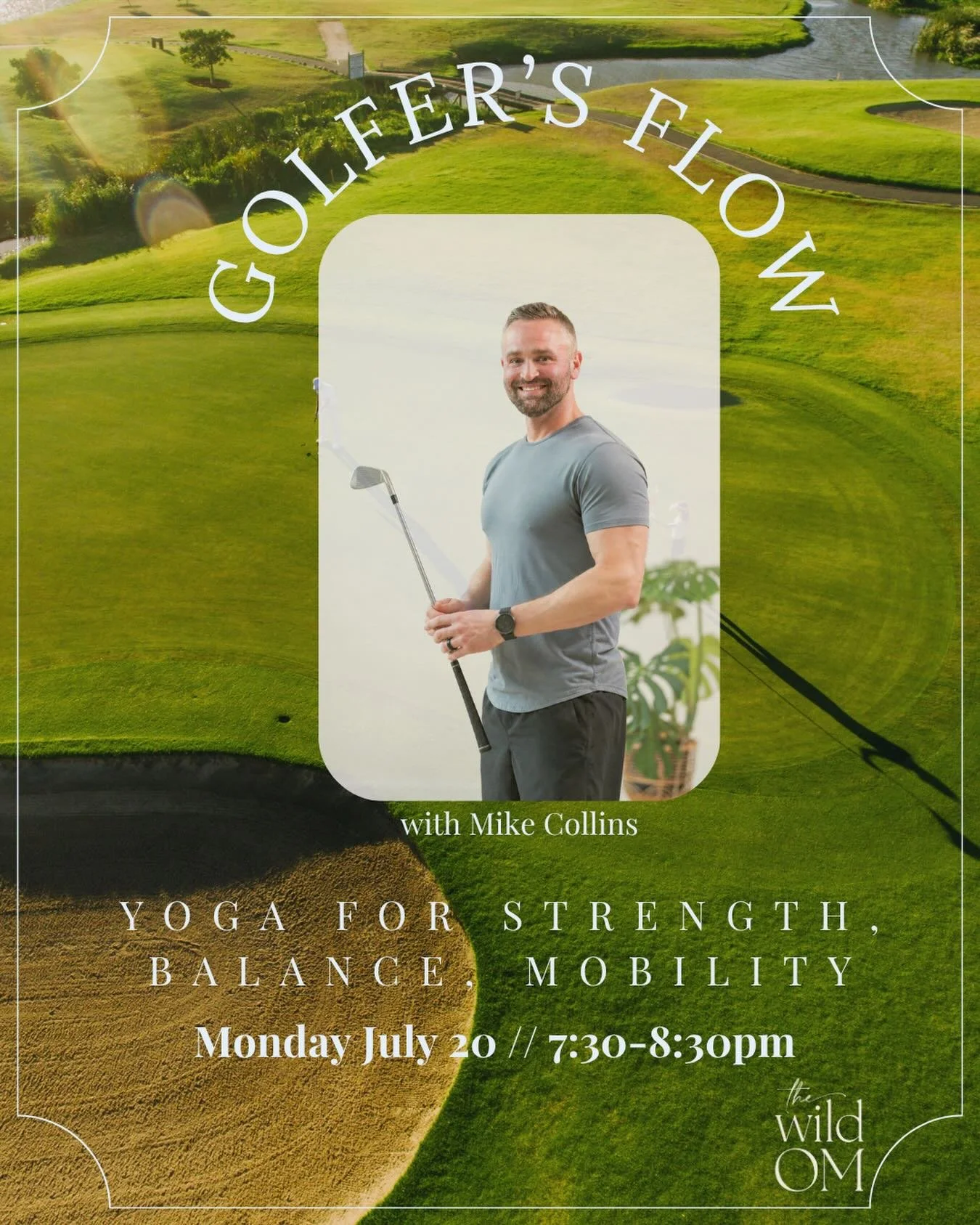 ⛳️ Skip the tie this year.

Give Dad something he&rsquo;ll actually use.

Our Golfer&rsquo;s Flow workshop is designed to help golfers improve mobility, build strength, increase balance, and move more efficiently on and off the course.

Whether he&rs