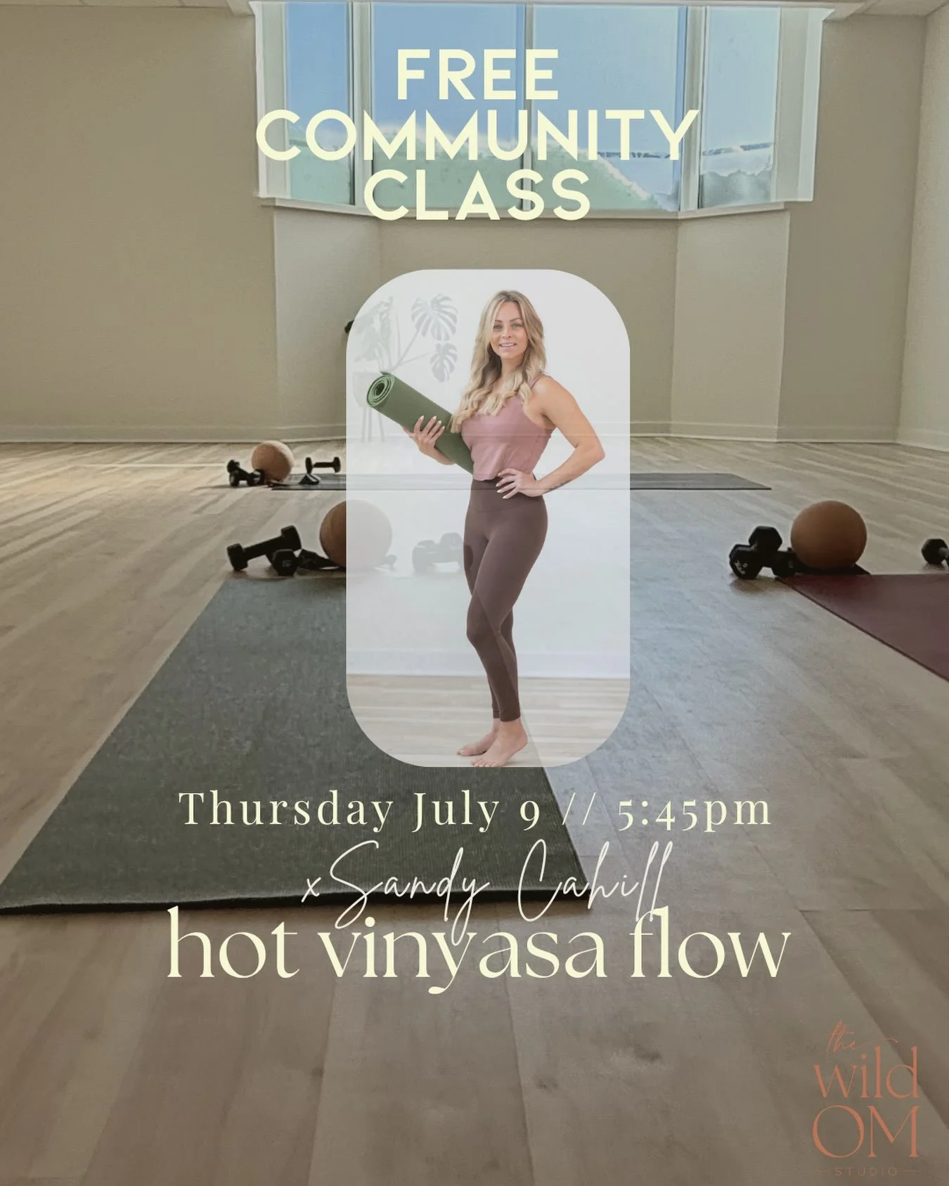 if you&rsquo;ve been waiting for the perfect class to try wild om&hellip; this is it 🤍

we&rsquo;re so excited to officially introduce sandy to more of our community.

sandy has been teaching at the studio for the past few months, and if you&rsquo;v
