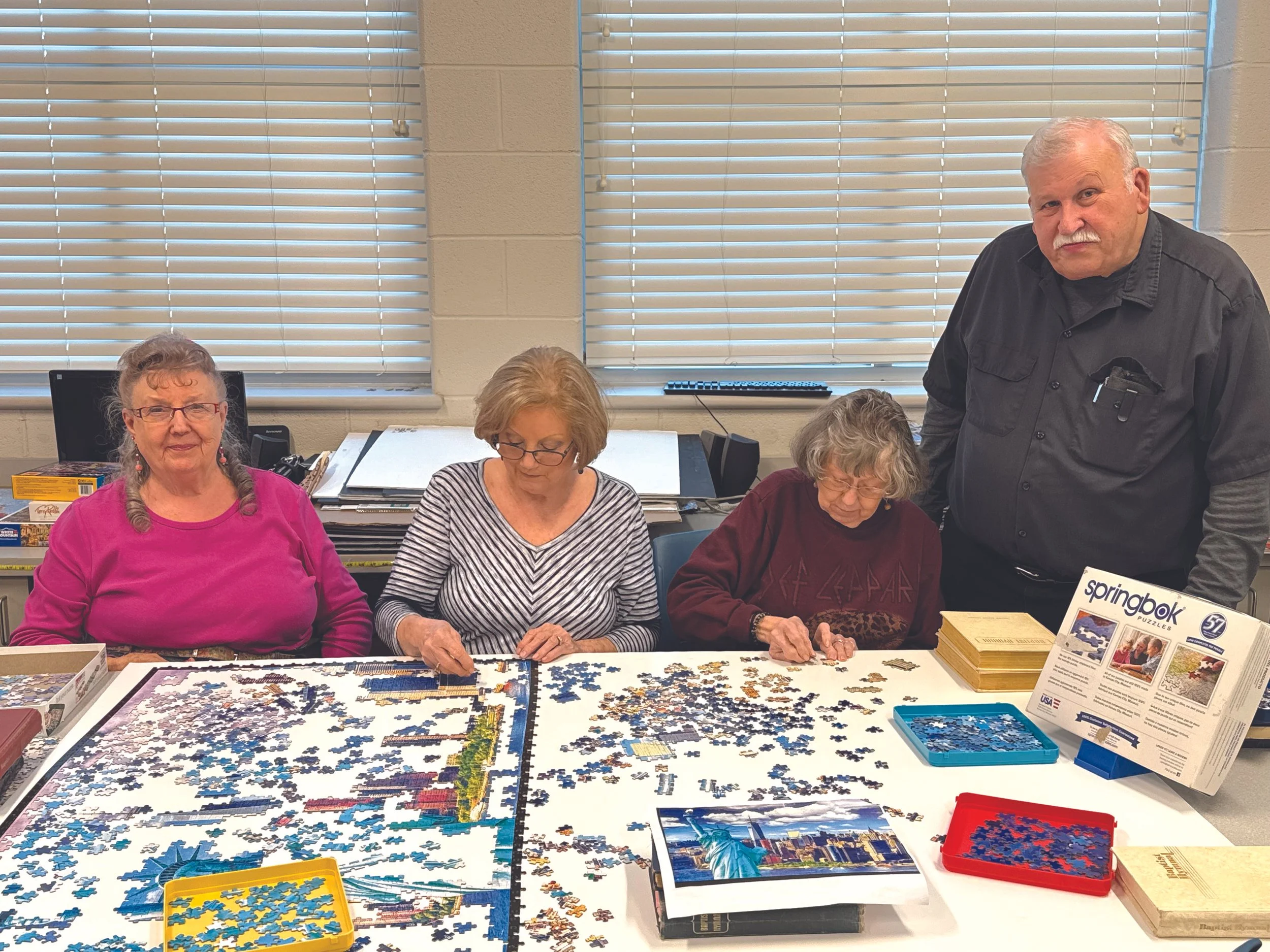 Valley seniors puzzle it out — all 52,000 pieces