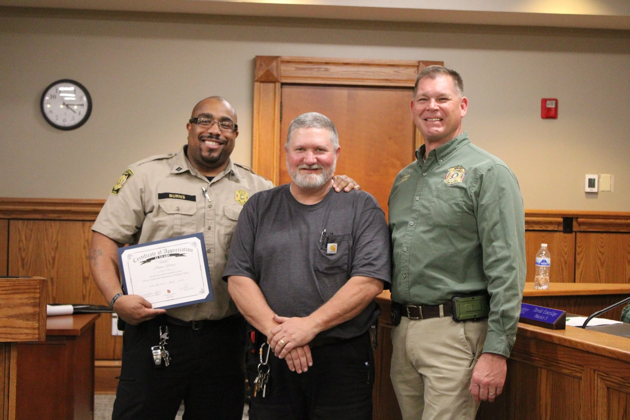 Chambers County Commission honors employee