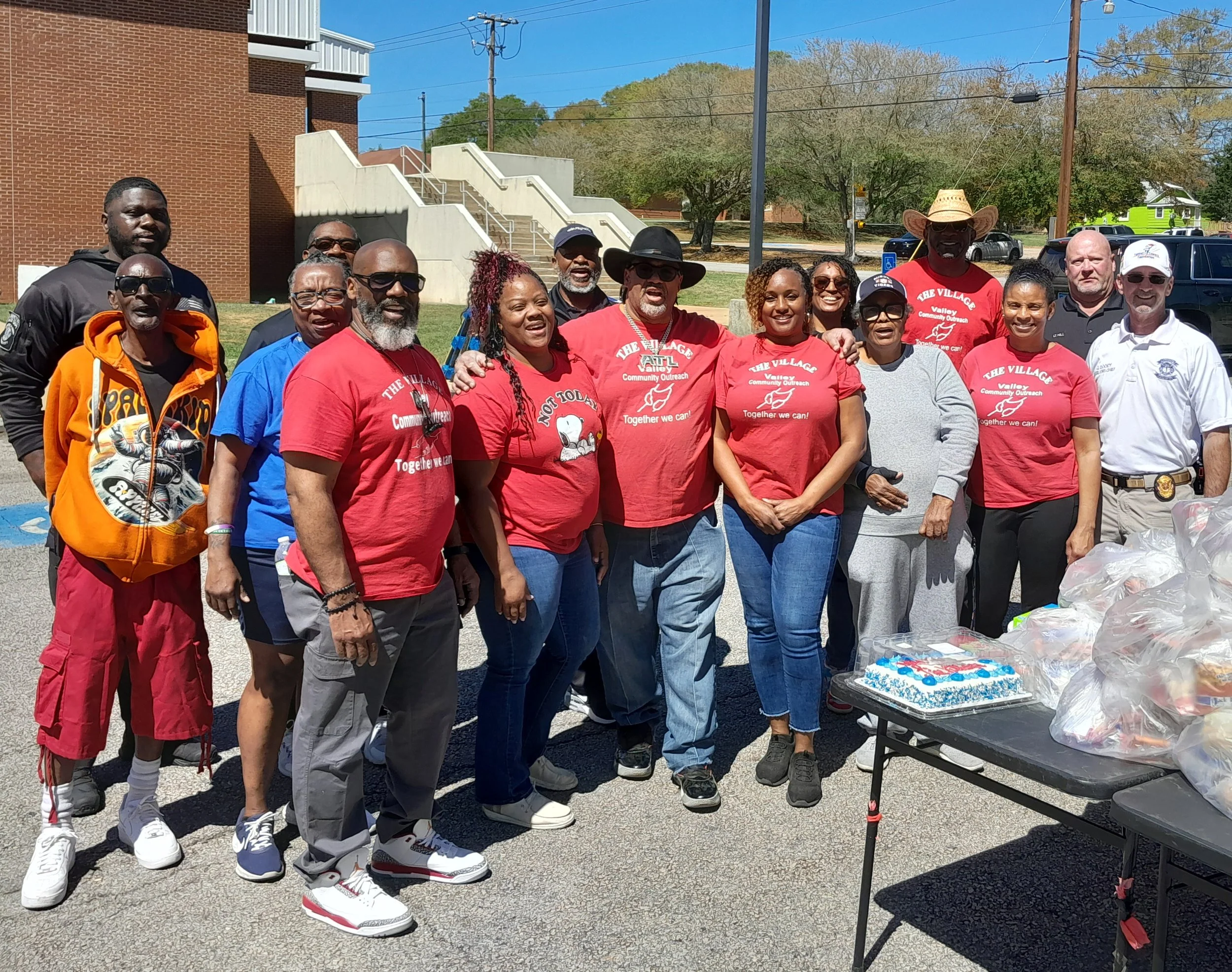 The Village distributes free food in LaFayette