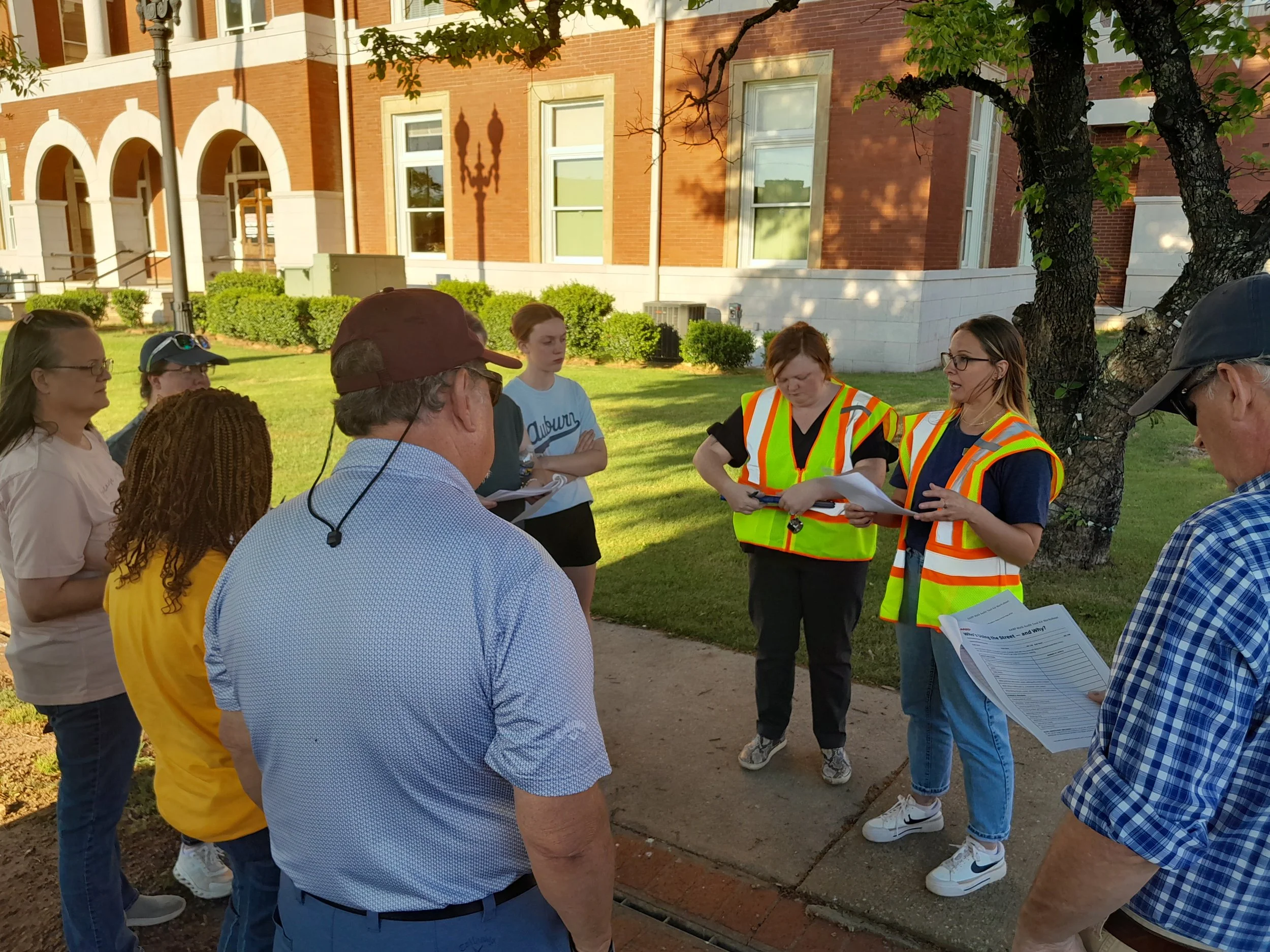 Local residents participate in Walkability Audit downtown