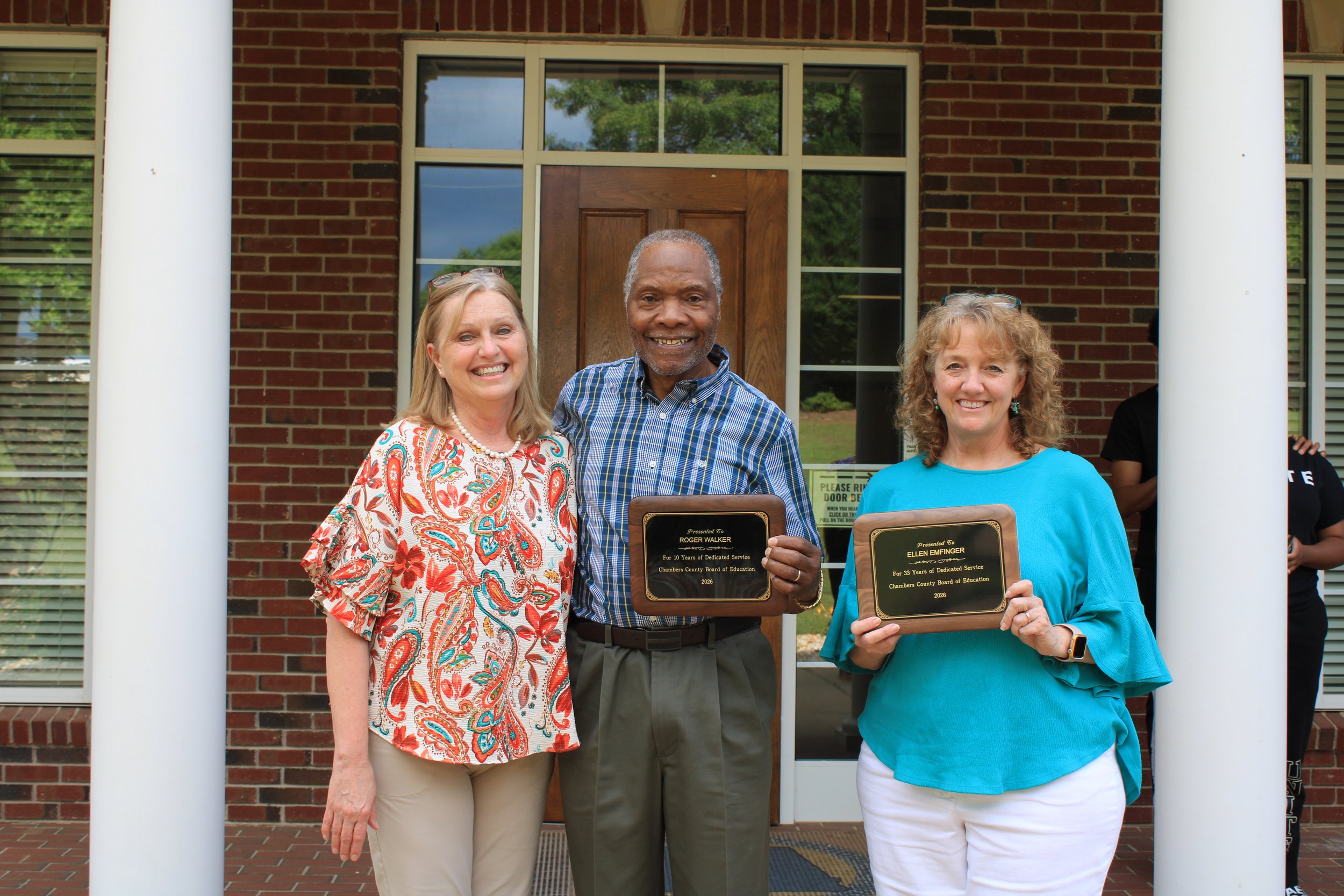 Chambers County School Board honors students, retirees