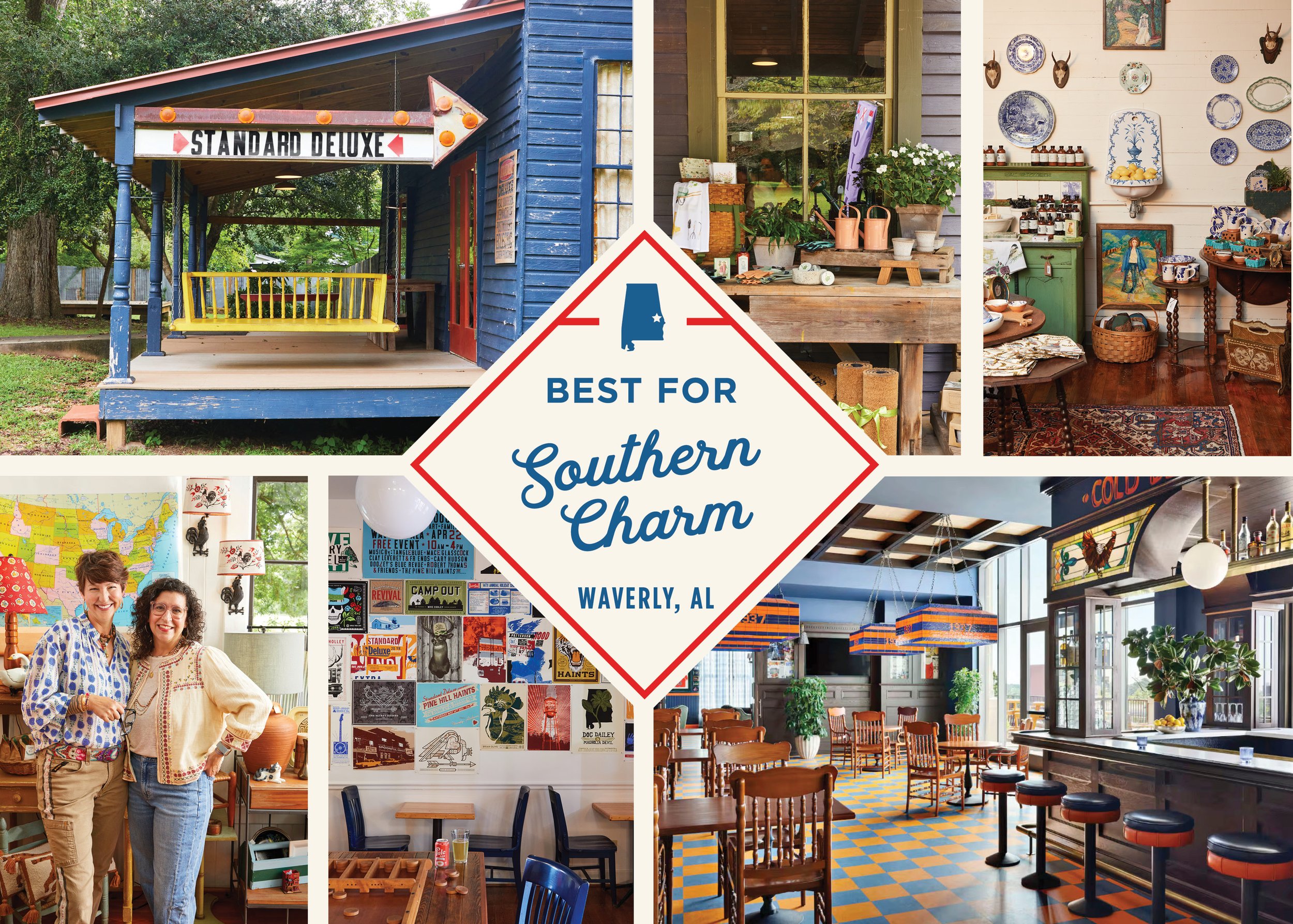 Small town atmosphere — Big Southern charm