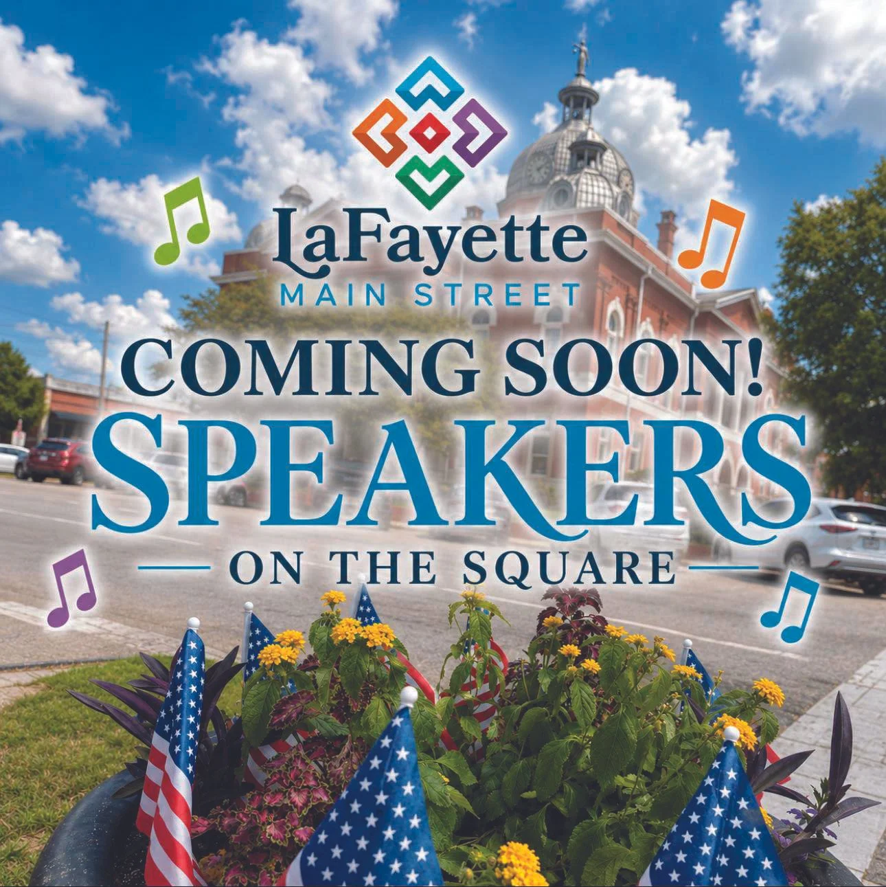 Downtown speakers to sing on the Square
