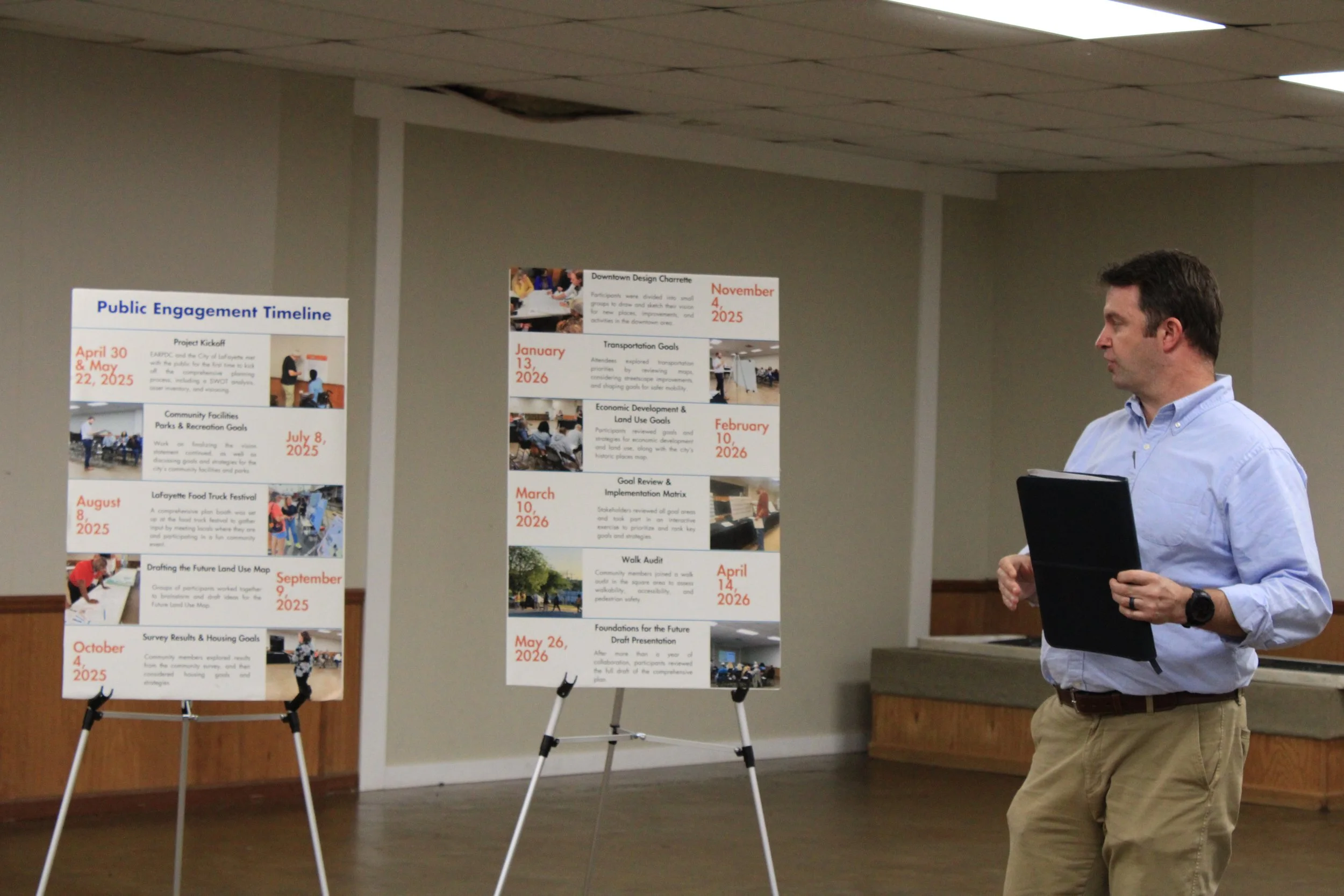 The LaFayette Planning Commission votes to approve plan