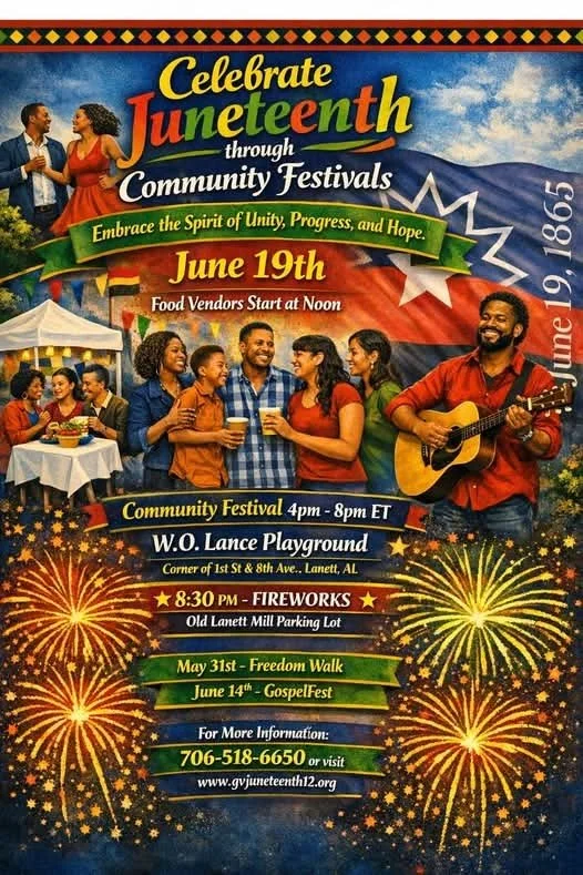 Lanett and Valley to host Juneteenth community festivals