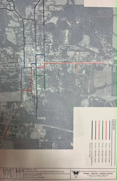 LaFayette City Council discusses 10-Year Water Line Plan&nbsp;