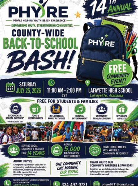 PHYRE to host 14th annual Back to School Bash