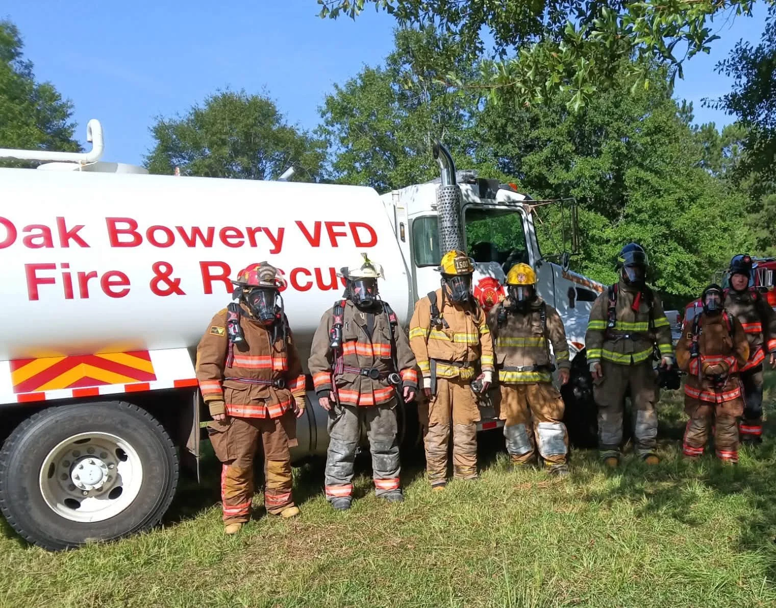 Oak Bowery Volunteer Fire Department is building their future now