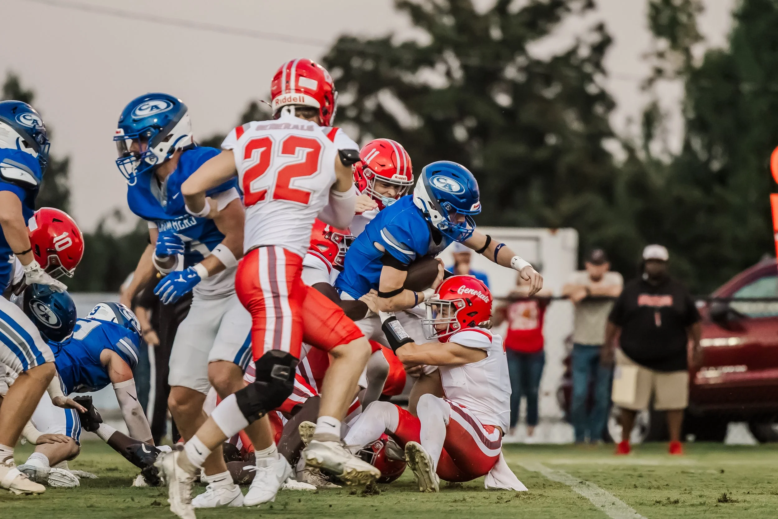 Rebels bounce back with 44-0 win over Generals