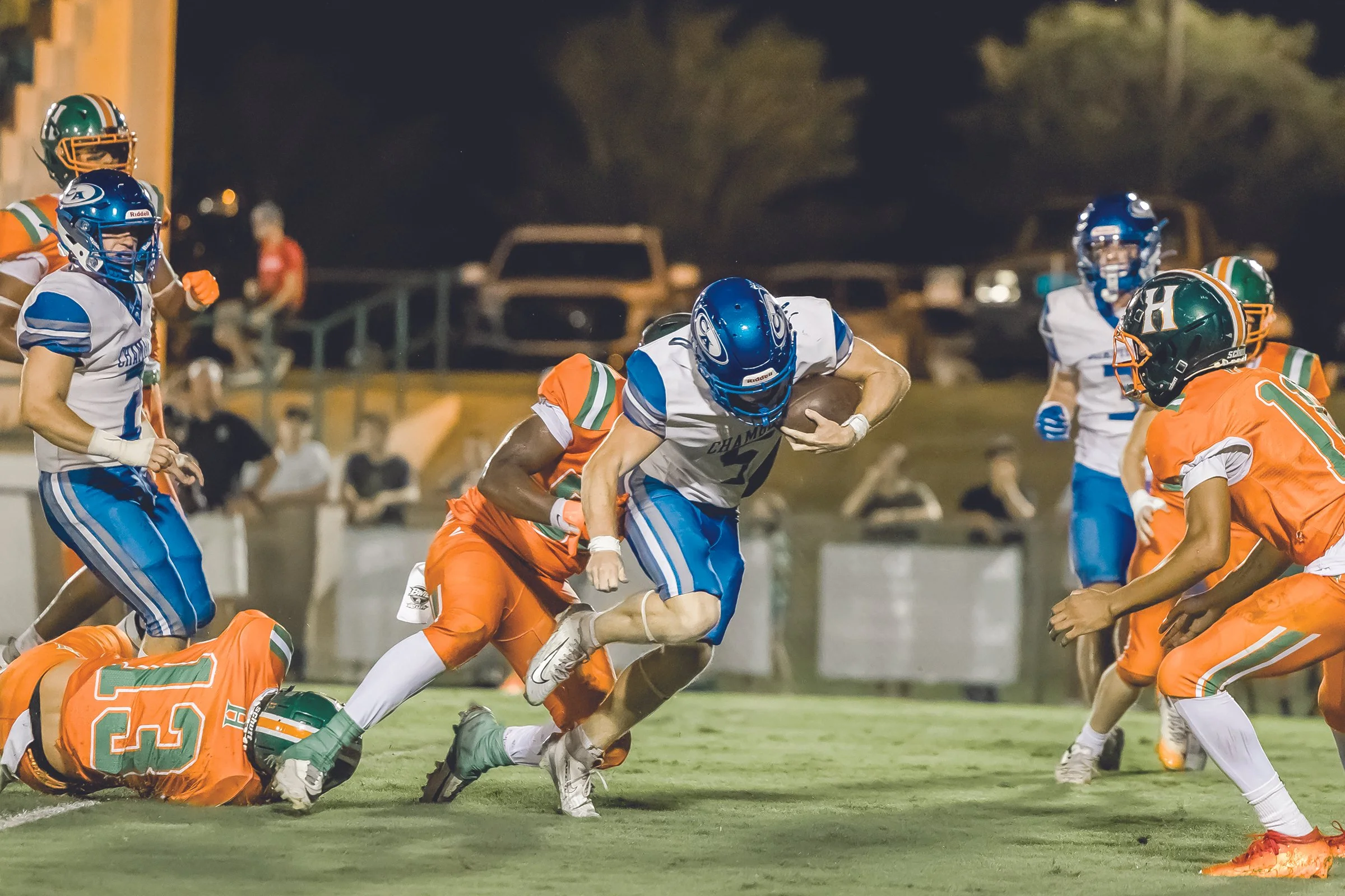 Rebels overcome miscues to defeat Colts