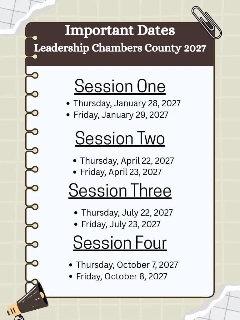 Leadership Chambers County prepares for 2027 cohort