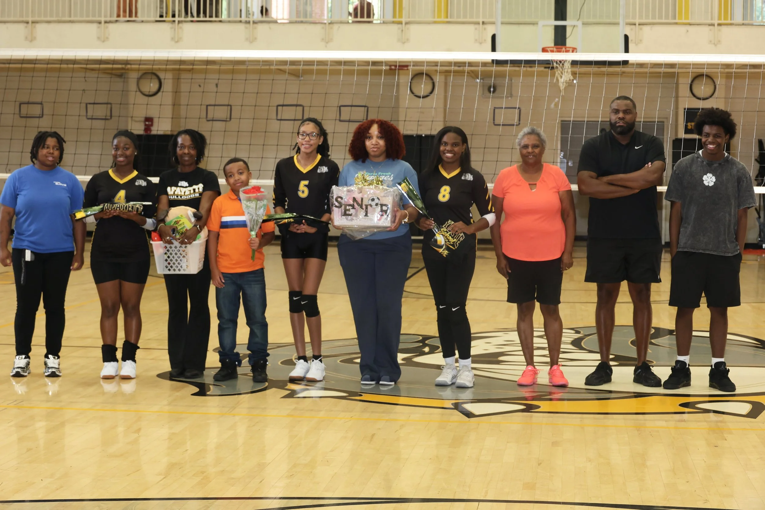 Lady Bulldogs celebrate senior night