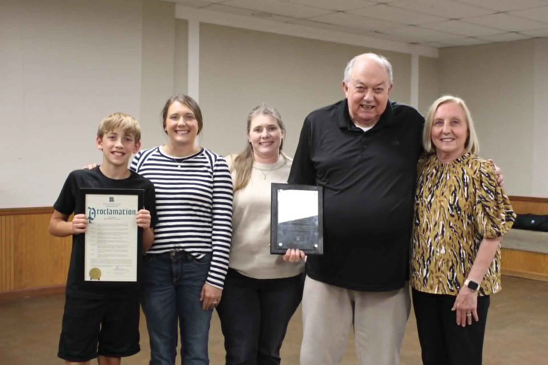 LaFayette addresses sewer hazard, honors Jones for 50 years of service