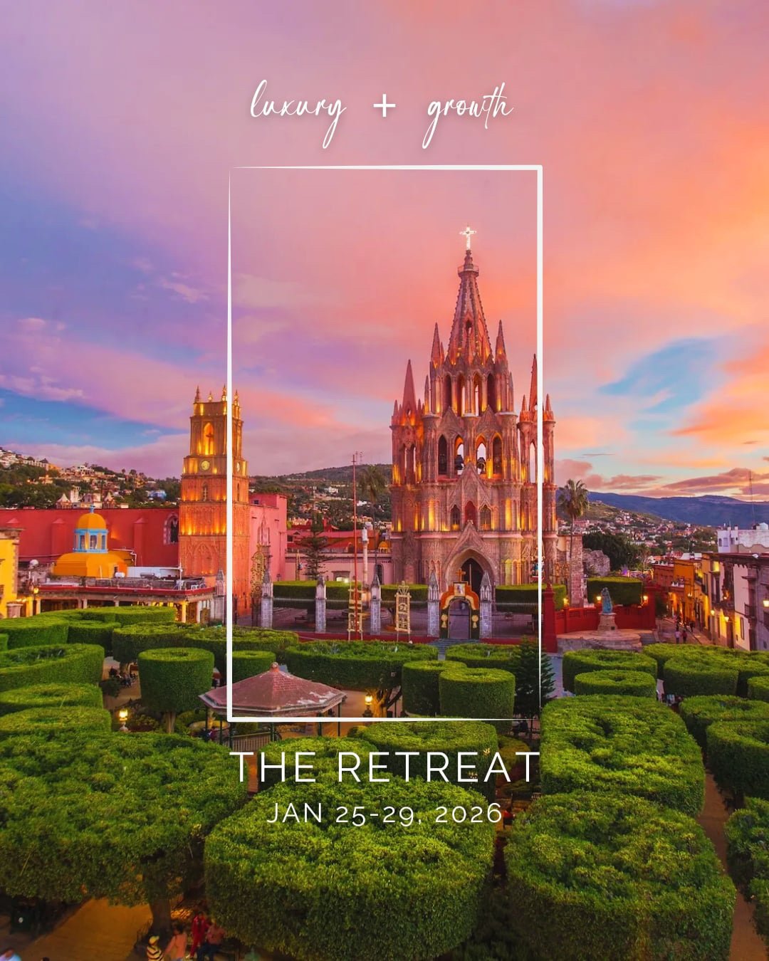 ✨ Imagine this: You&rsquo;re sipping a golden-hour margarita, the San Miguel skyline glowing behind you, your feet still warm from the villa&rsquo;s private pool deck&hellip; and you&rsquo;re swapping game-changing strategies with 14 of the most soug
