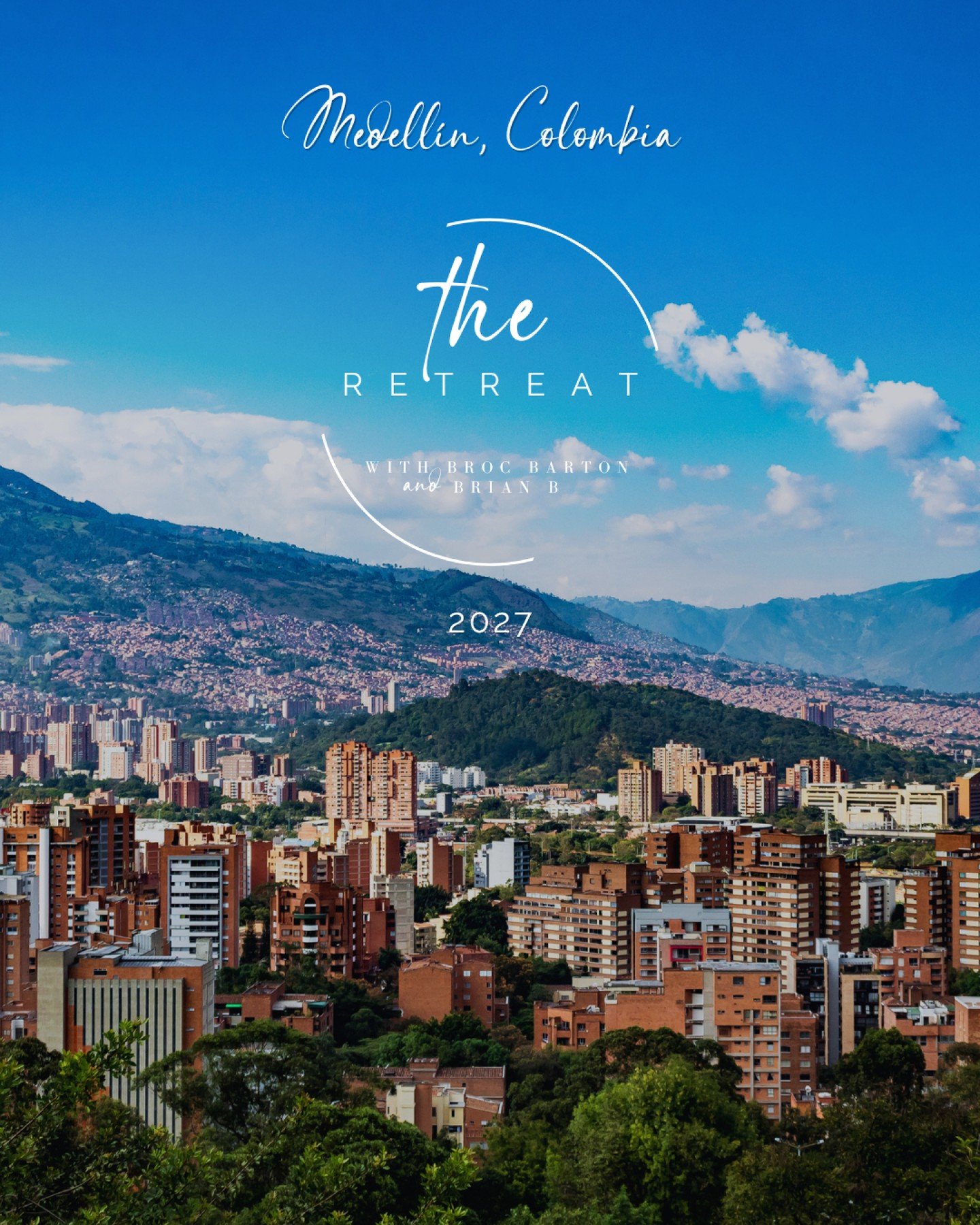 We're looking forward to seeing you in Medell&iacute;n, Colombia 🇨🇴

Known as the City of Eternal Spring, Medell&iacute;n is a place where life doesn&rsquo;t just happen, it flows at a high level.

We chose this location for its energy: Composed. I