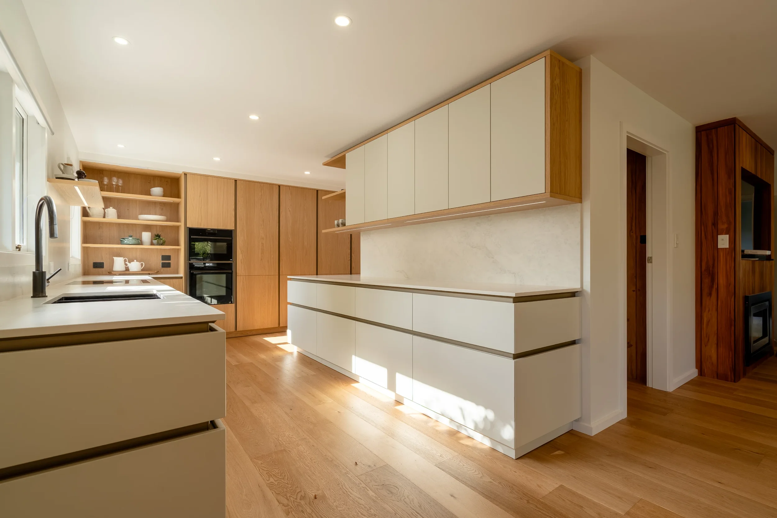 Natural flooring used in a kitchen space - timeless