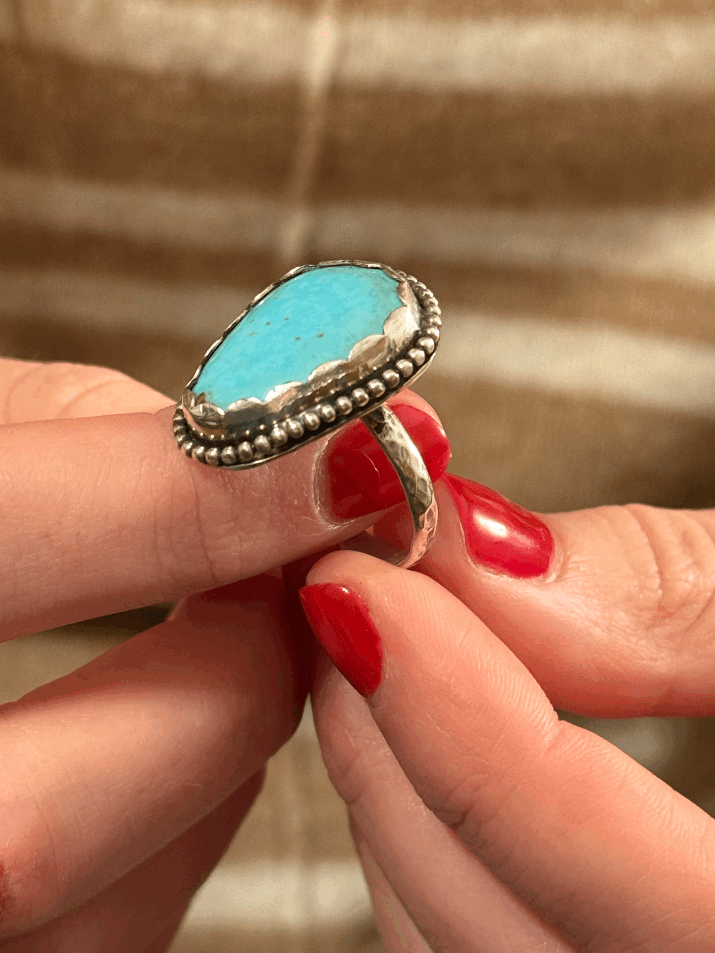 Campitos Hammered Ring