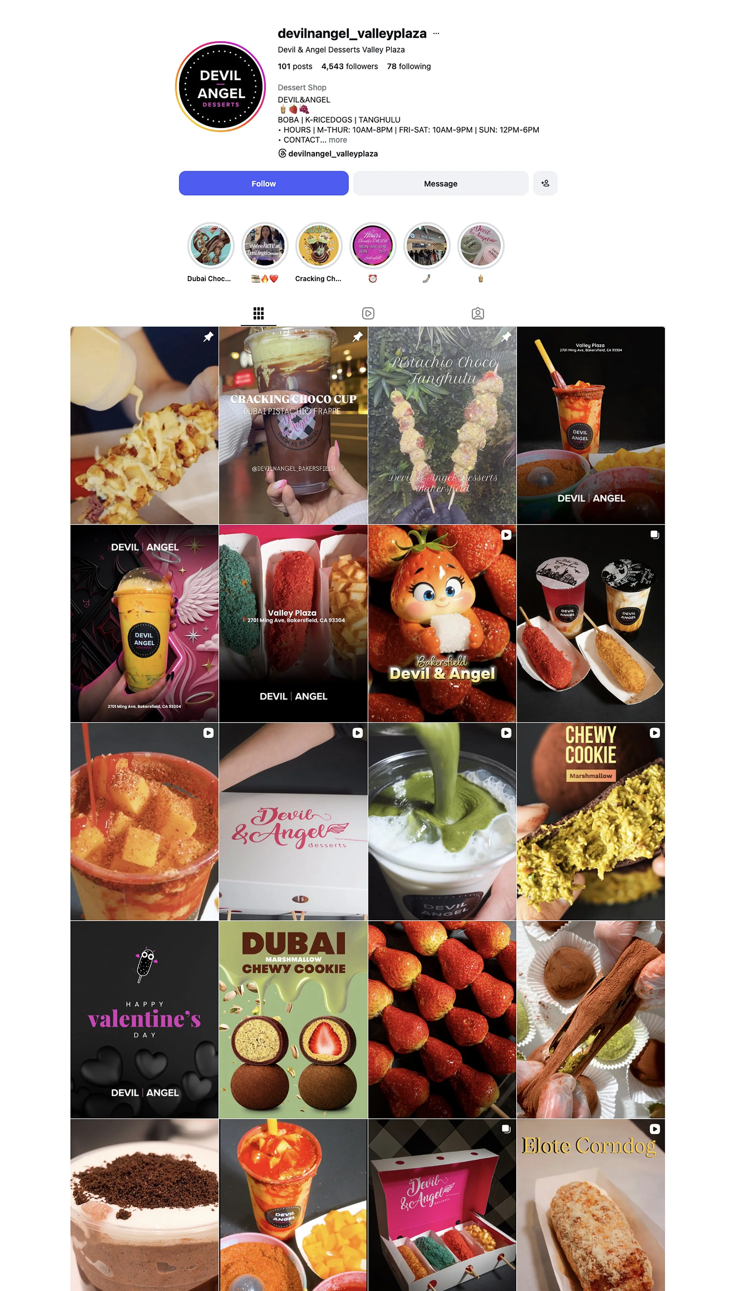 Managed social media marketing and content strategy for Devil & Angel Desserts. Focused on driving brand engagement through high-quality visual storytelling, seasonal campaigns, and strategic grid curation that translated digital presence into increa