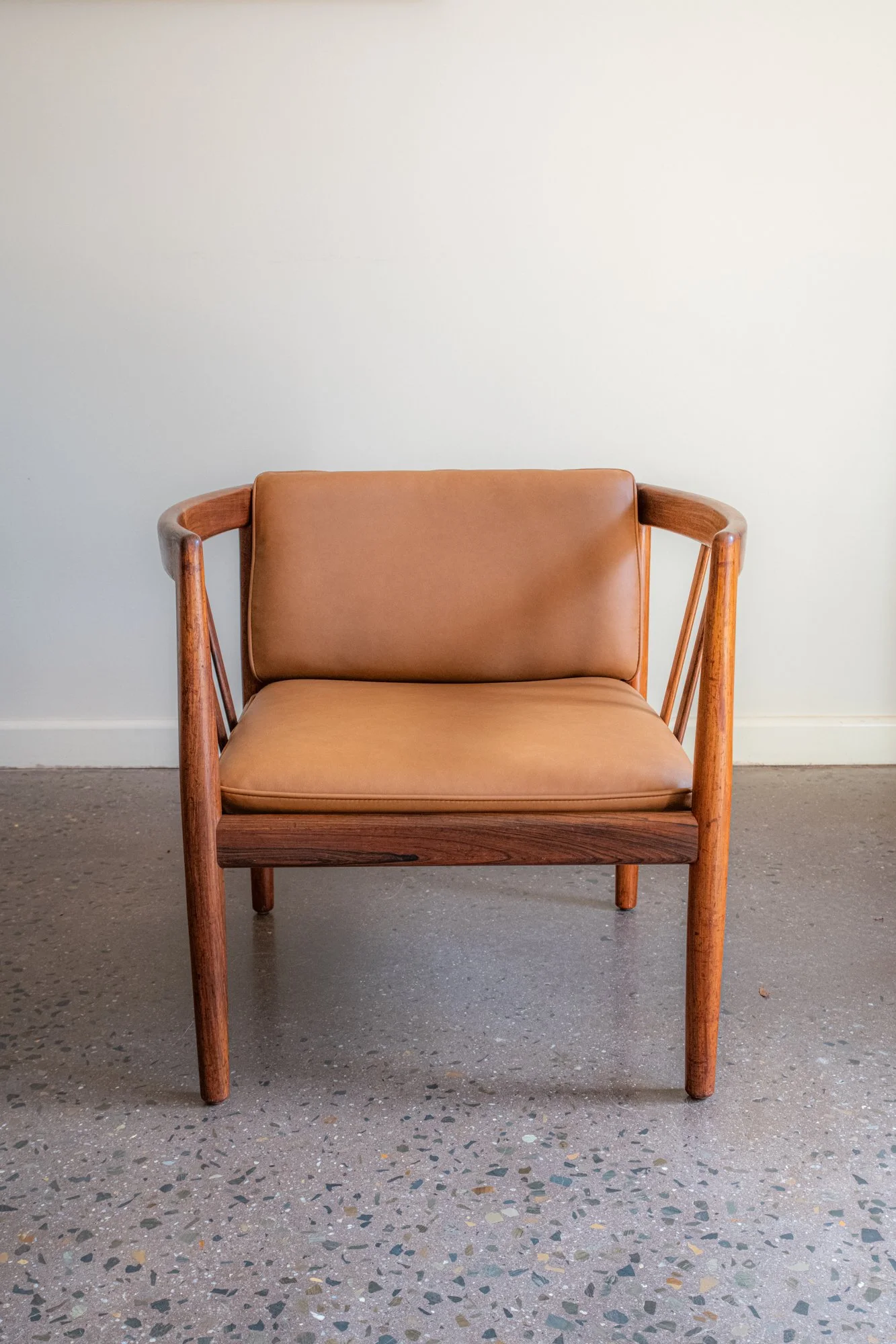 Illum Wikkelsø Rosewood Lounge Chair