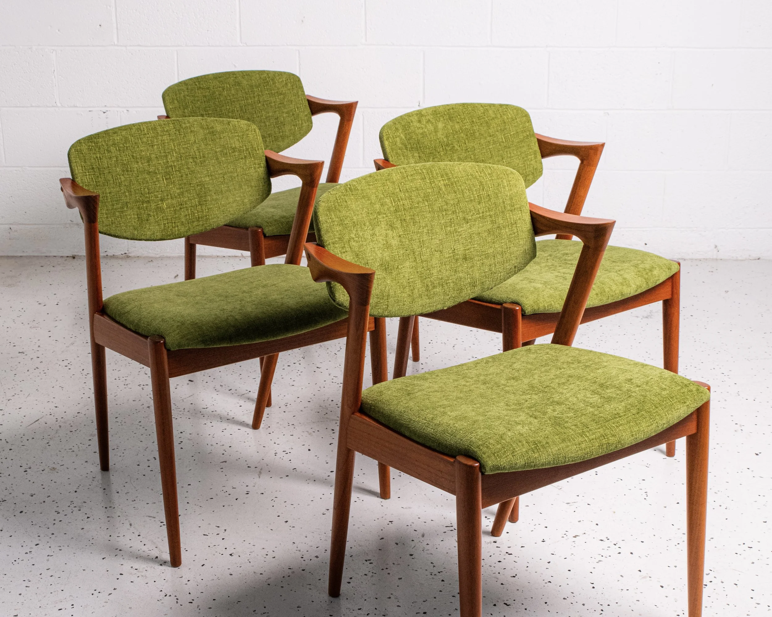 Set of 4 Kai Kristiansen Model 42 Chairs