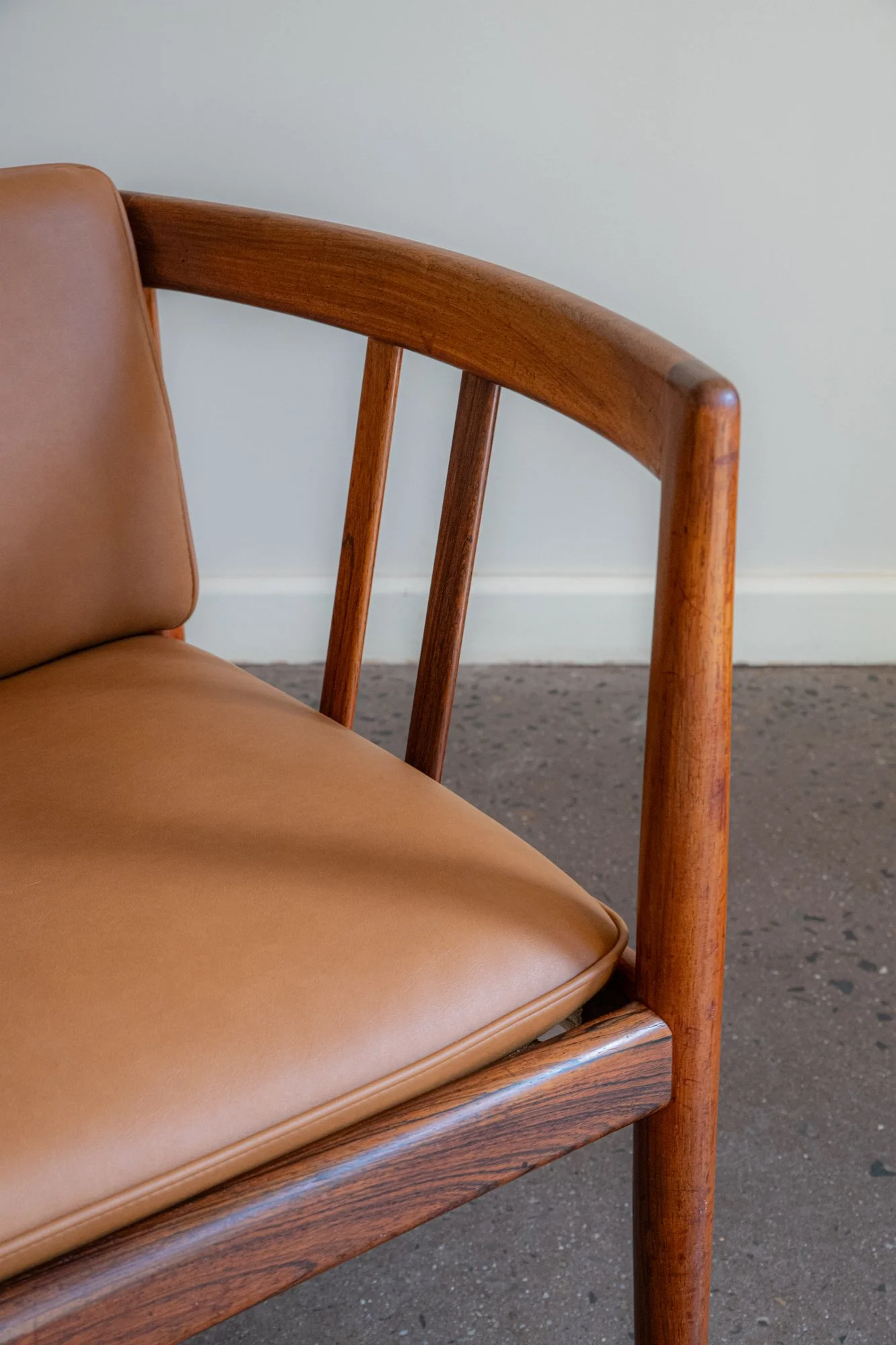 Illum Wikkelsø Rosewood Lounge Chair