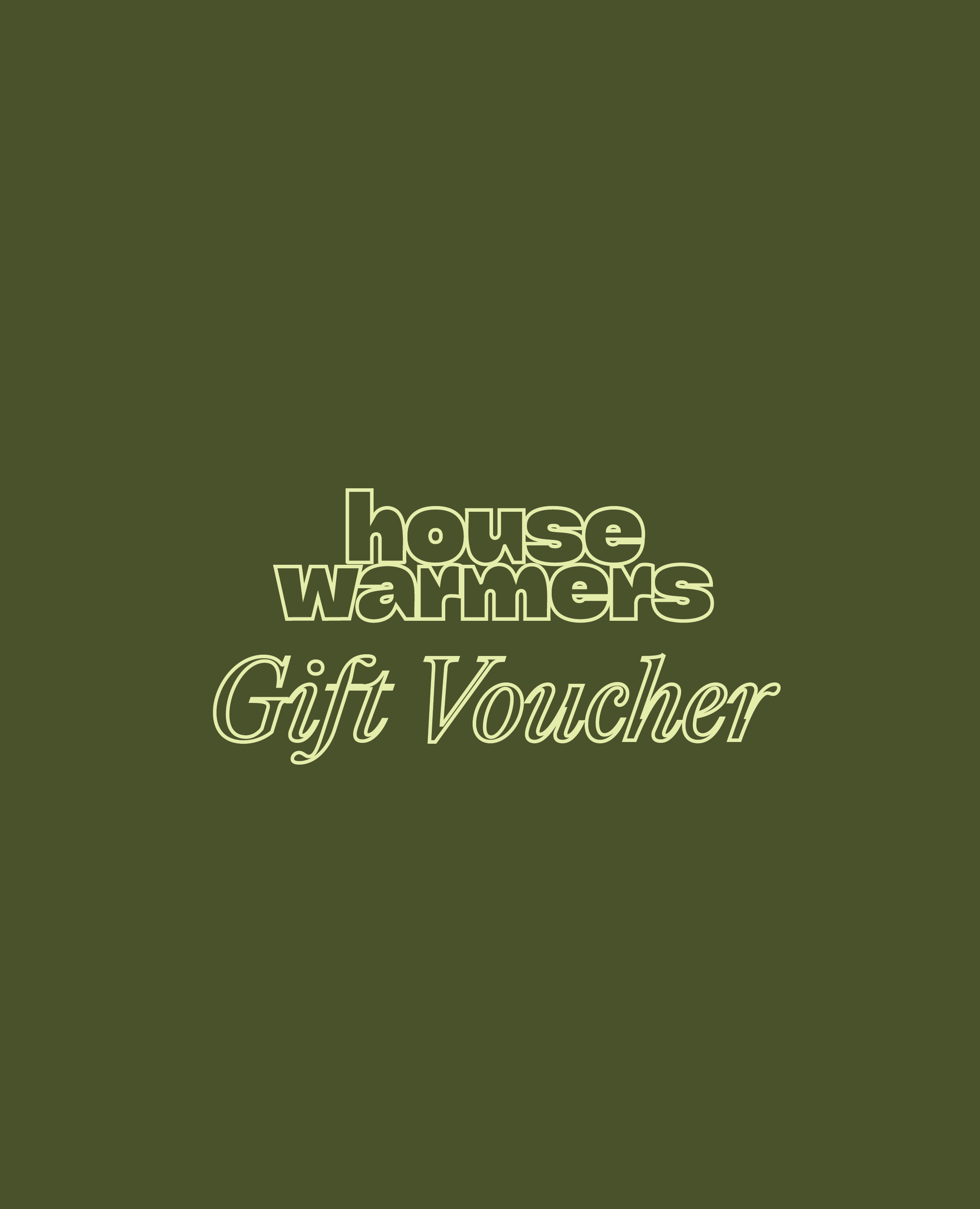 Housewarmers Gift Card