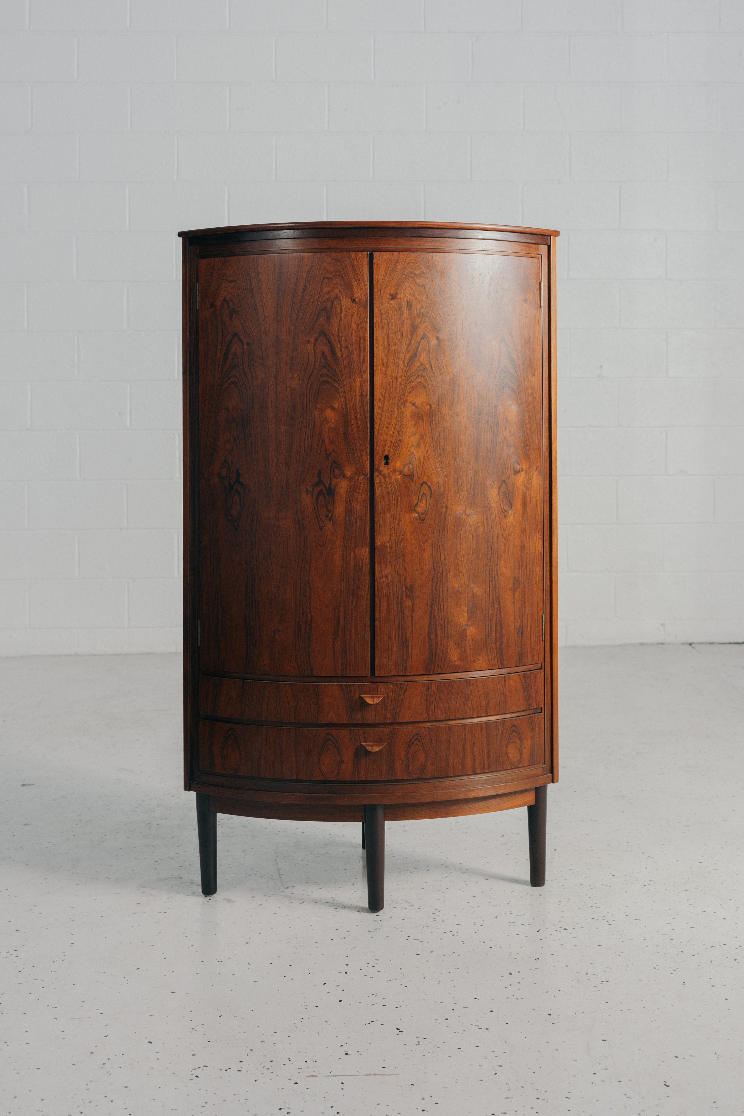 Rosewood Corner Cabinet
