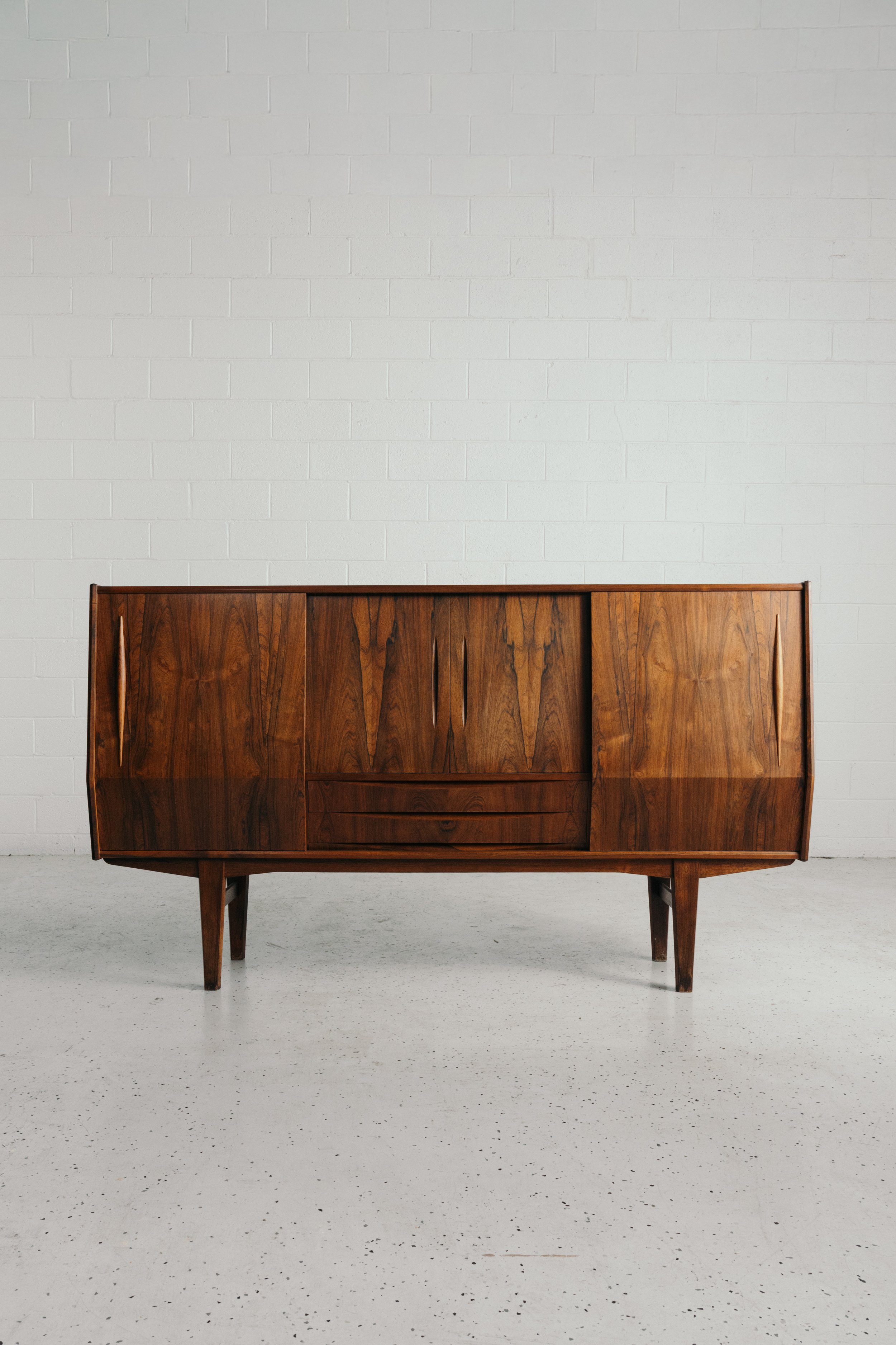 Rosewood Highboard by EW Bach