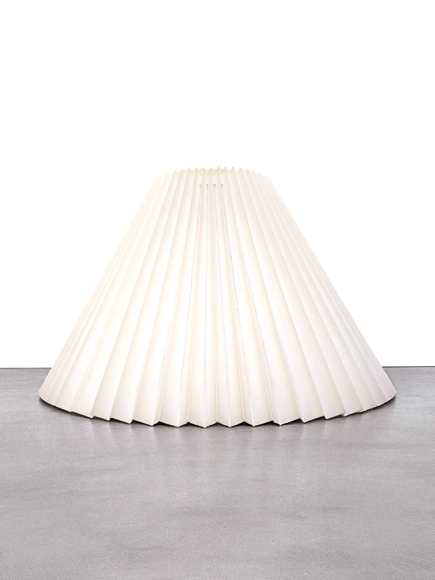 New White Pleated Lamp Shade