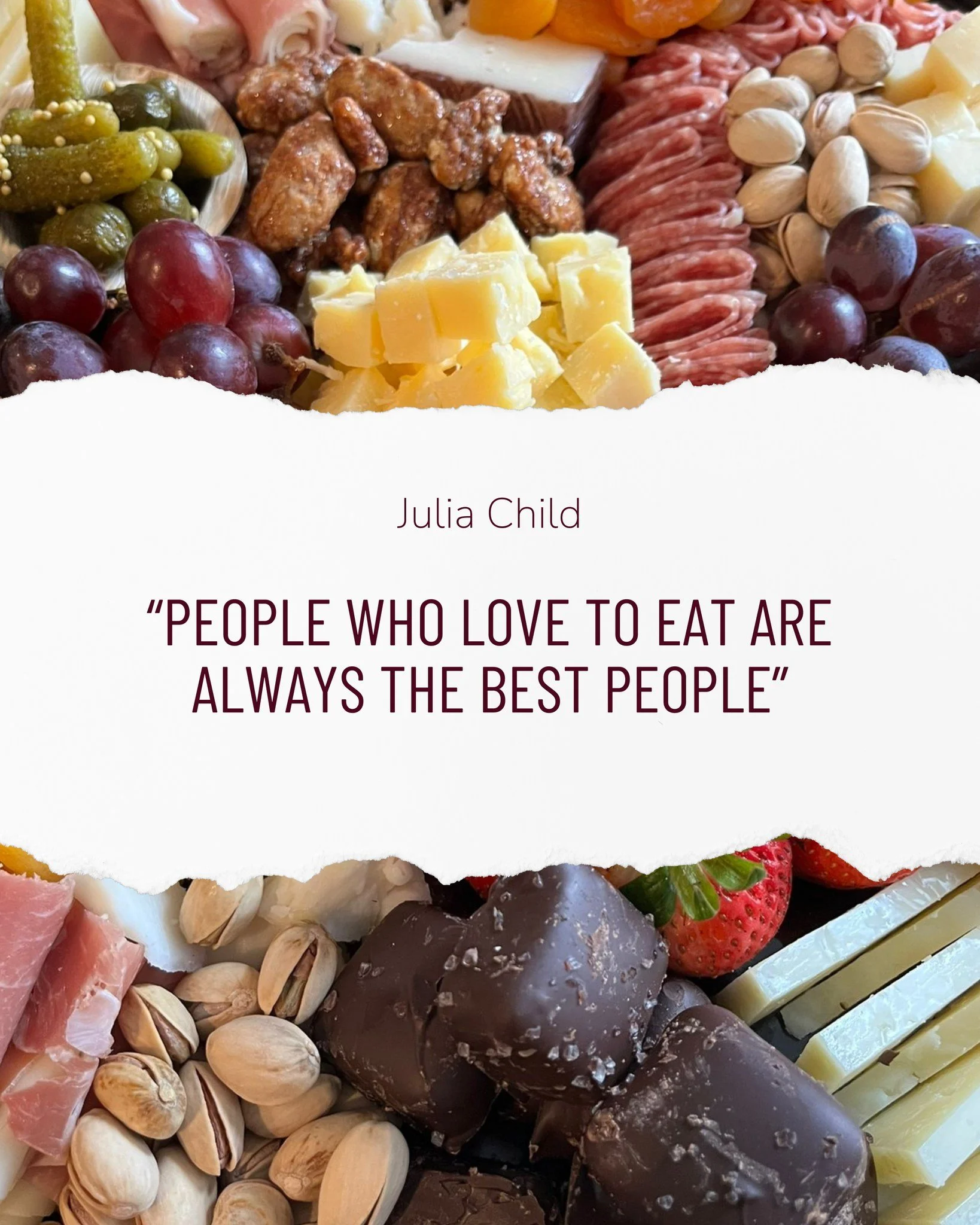 Julia knew the secret ingredient. ✨

At Amores y Sabores, we don&rsquo;t just cater events; we nourish the "best people." To us, every artisanal cheese pairing and hand-folded salami rose is a tribute to the joy of gathering. There is a spe