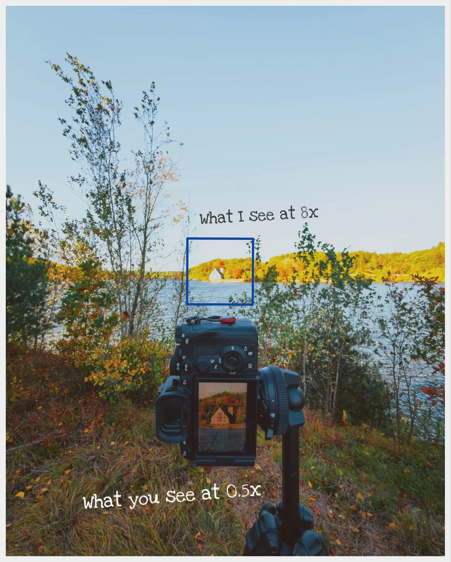 From wide to wow 📱✨
It&rsquo;s wild how far phone cameras have come. This entire series was shot on the new iPhone 17 Pro Max; from 0.5x to 8x all without leaving my spot on the trail. What starts as a calm lakeside view turns into a crystal-clear s