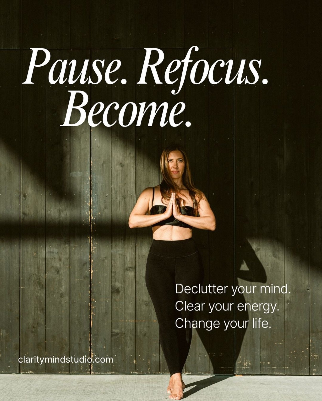 Stress, distractions, nonstop thoughts &mdash; you&rsquo;re not alone.&thinsp;
&thinsp;
Pause. Refocus. Become. &thinsp;
CLARITY, intentially cultivated. &thinsp;
&thinsp;
⬆️Link in bio⬆️&thinsp;
&thinsp;
&thinsp;
#claritymindstudio #meditation #mind