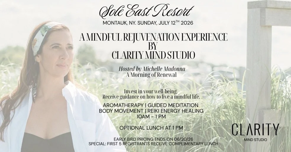 We are excited to announce a morning of mindful rejuvenation at @soleeastmontauk in Montauk, NY. Come as you are and experience a positive and calming energy shift! Open to anyone with an open mind. No experience necessary. &thinsp;
&thinsp;
Join us 