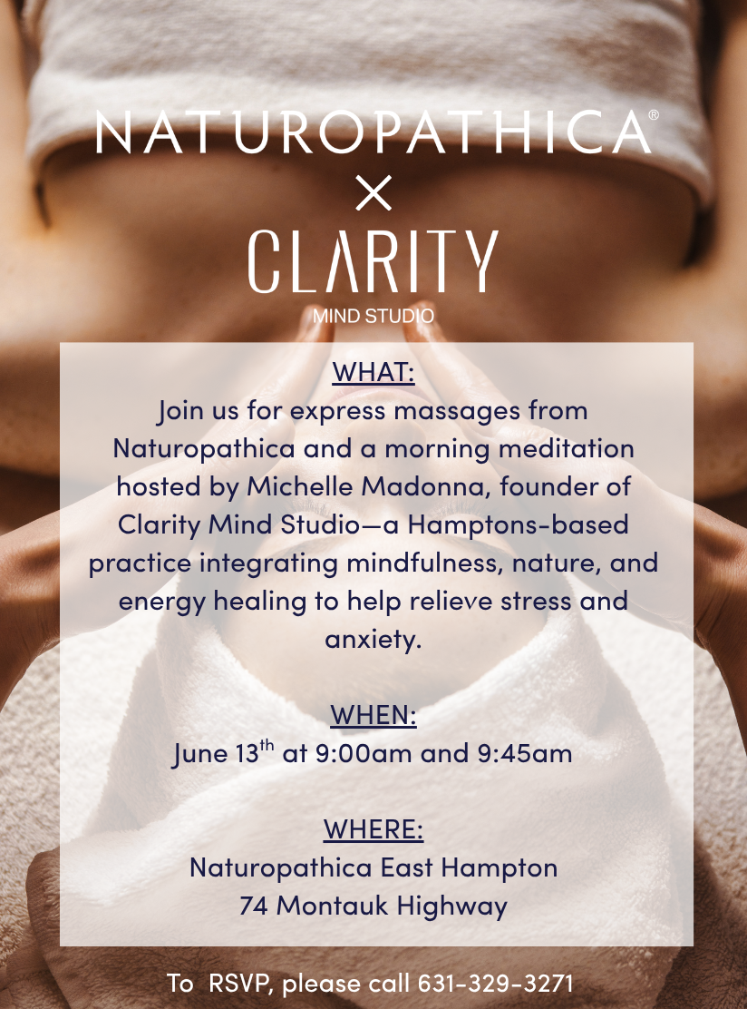 Naturopathica x Clarity Mind Studio Mindfulness Event | June 13