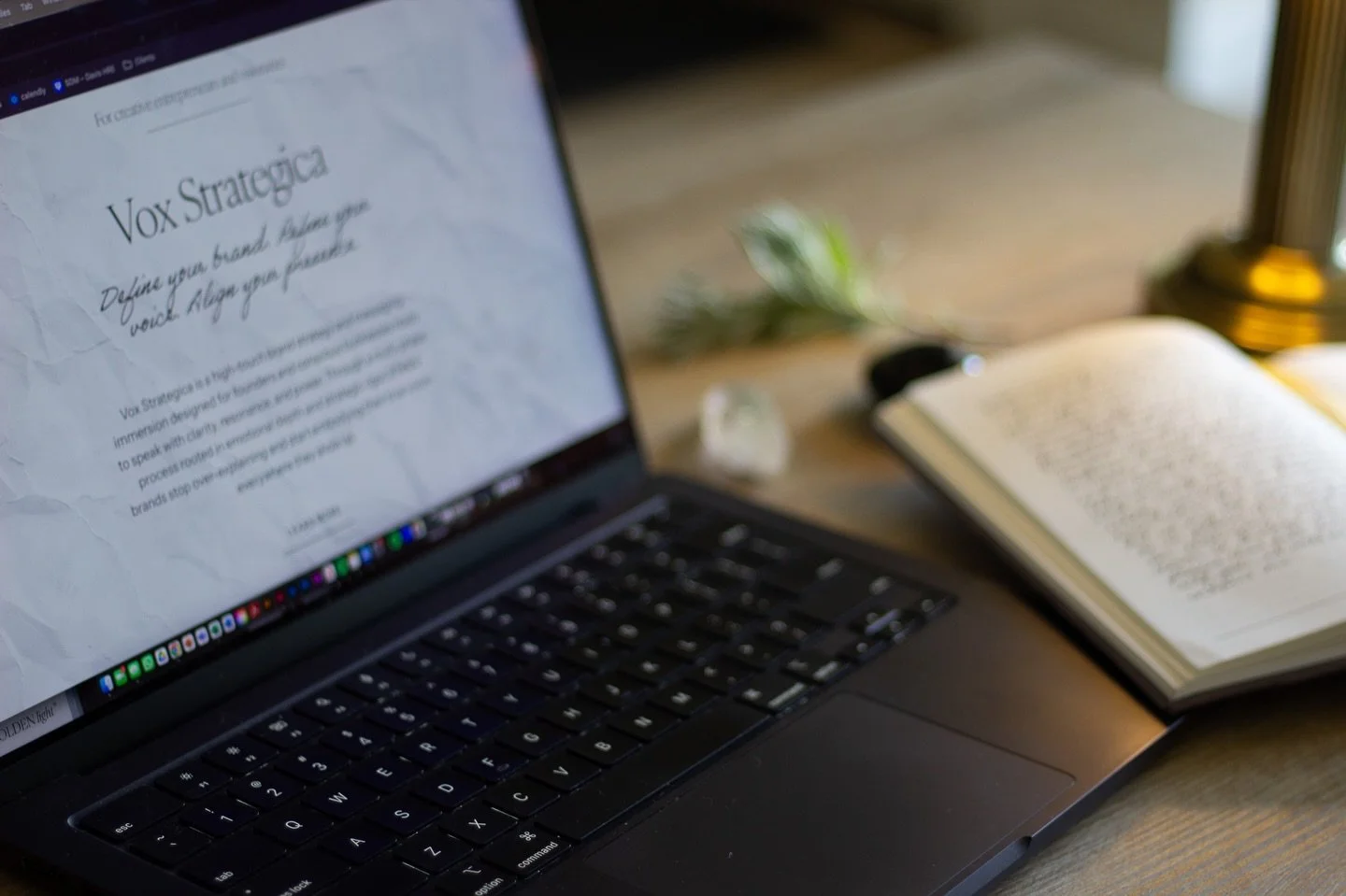 have you met Vox Strategica yet? if not, here&rsquo;s your grand introduction.

Vox Strategica is a 16-week container for connecting with your deepest, most authentic messaging and strategy across your brand. 

what we cover:
✨ a reclamation of your 