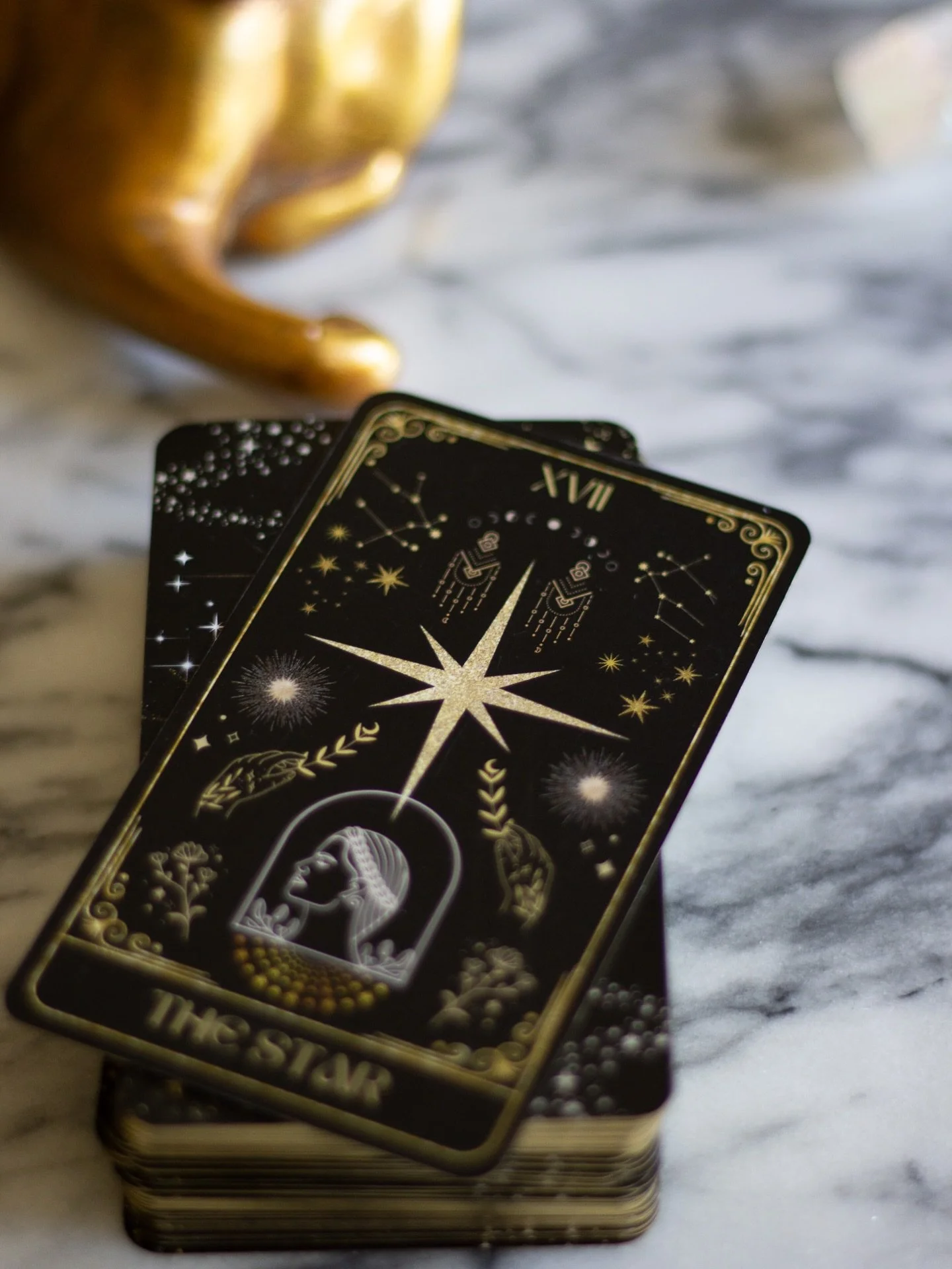 do you know that every zodiac sign has an associated tarot card? it represents the depth of the respective sign, showing how their many layers show up.

my sun sign&rsquo;s card is The Star&mdash;my guiding light, a beacon in the in-between moments w