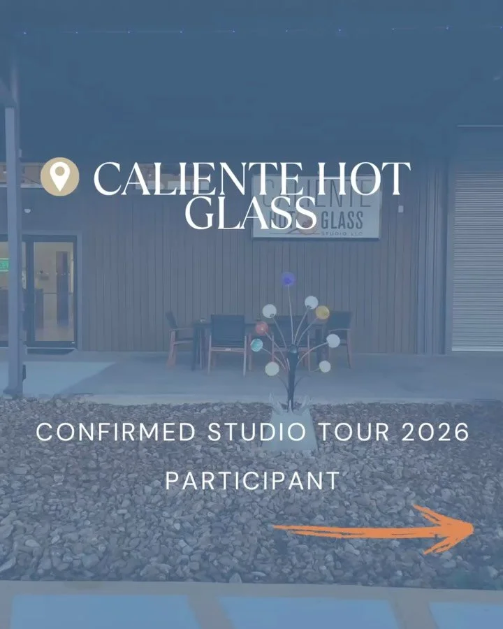 Caliente Hot Glass elevates glassblowing into a performance. Stop by for professional demonstrations at 11am, 1pm, 3pm, &amp; 5pm.

🗓️ Studio Tour - Saturday April 11th
⏰ 10am - 6pm
📲 Free Tickets at Link in Bio