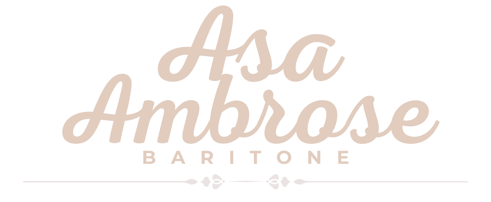 Asa Ambrose | Baritone & Voice Teacher | Chicago